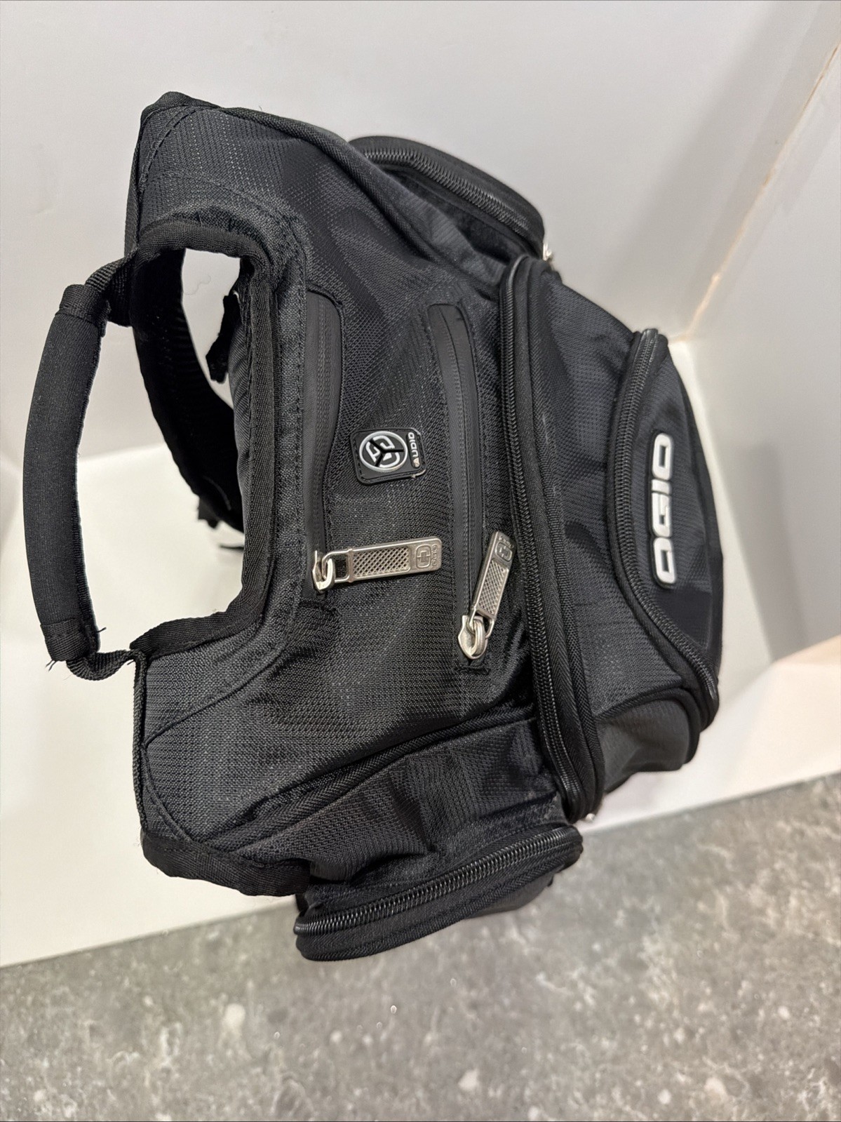 Ogio Hendrick Cars Ballistic Nylon Backpack Laptop Black Travel Bag