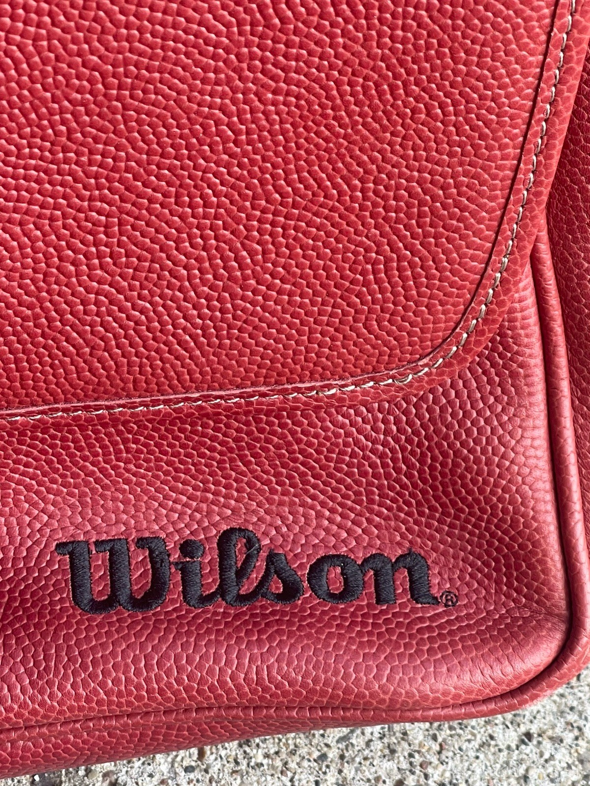 Vintage Wilson NFL Pigskin Leather Messenger Bag NWOT Rare Football Logo