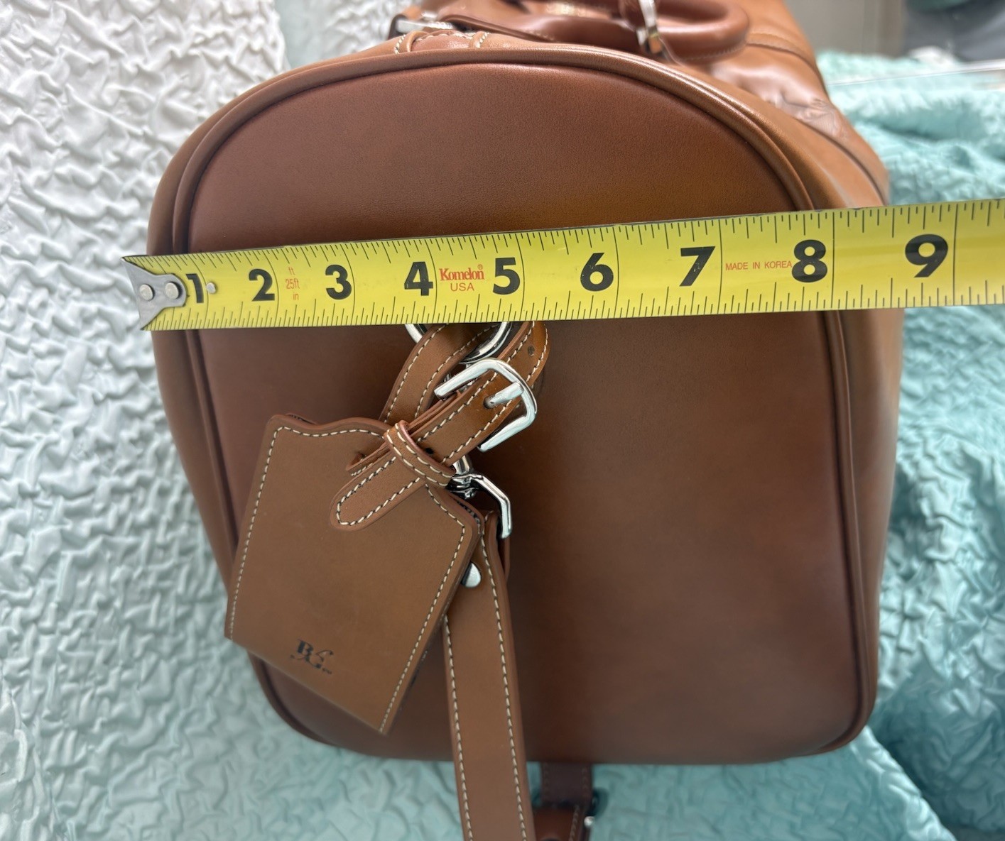 Barrington Gifts Belmont Duffel Captain 21 Inches Bag Carpe Diem”logo EUC