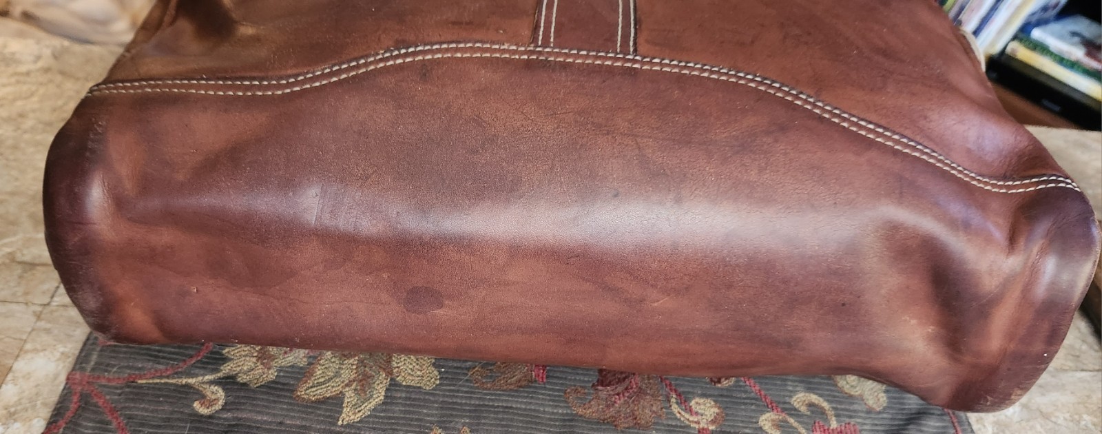 Duluth Pack Brown Leather Computer Briefcase, Retail: $535