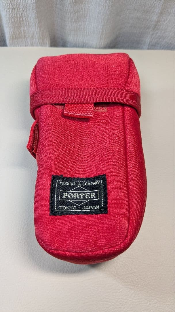 Rare PORTER Red Pouch SONY STYLE Limited Edition chic Design