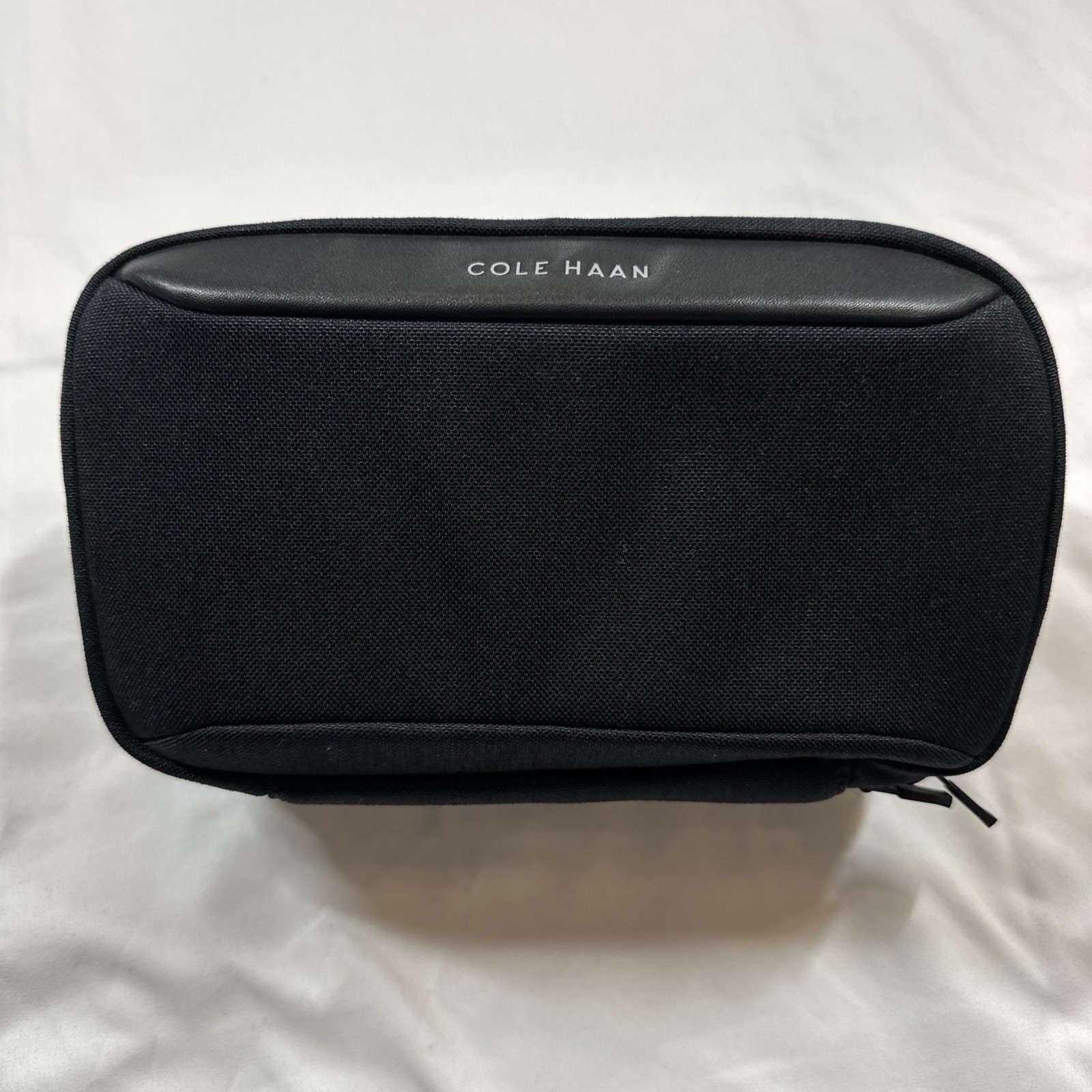Cole Haan Canvas Hanging Travel Toiletry Bag Zerogrand DOPP Kit – Black