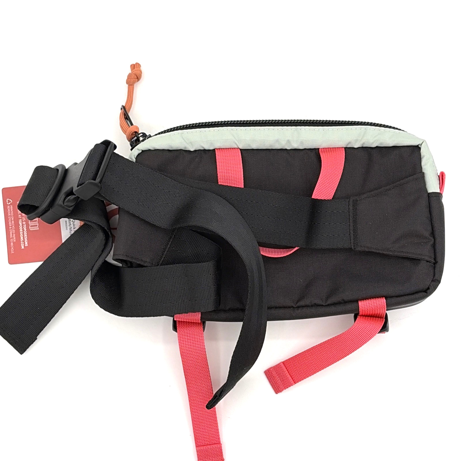 Topo Designs Mini Quick Pack Sling Waist Bag EDC Bike Commute Mint Mustard