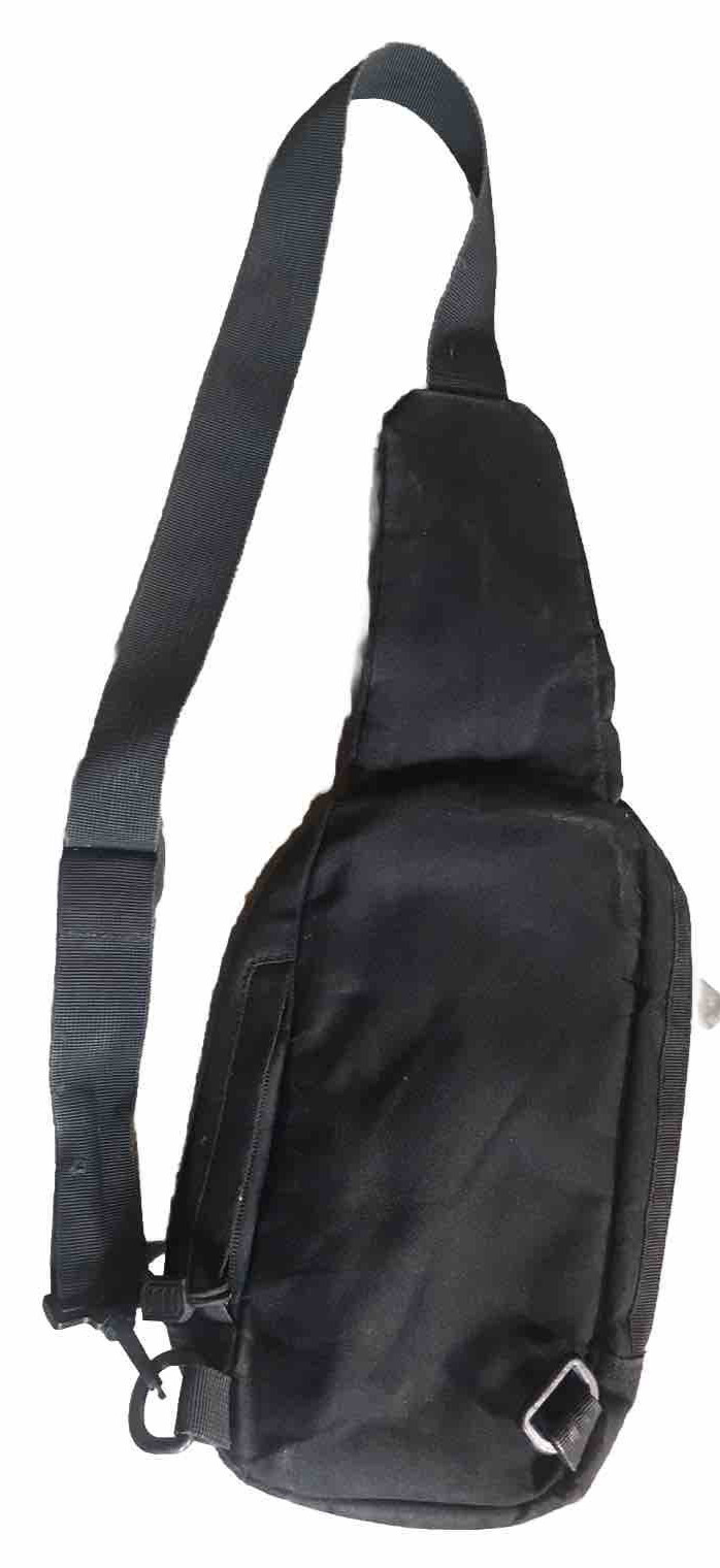 Highland Tactical Sling Bag Black 12″ x 8″ x 2.5″ Nice