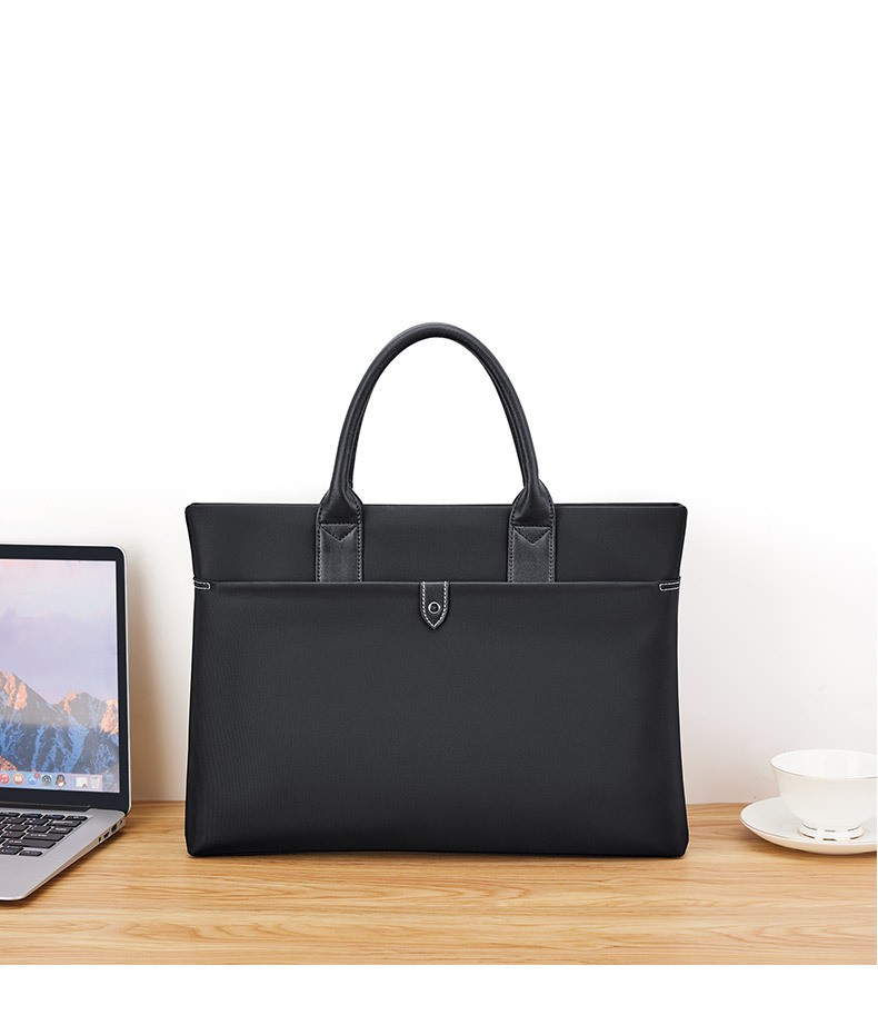 Waterproof Nylon Business Hand Briefcase Multi-Pocket Laptop Tote Bag Travel