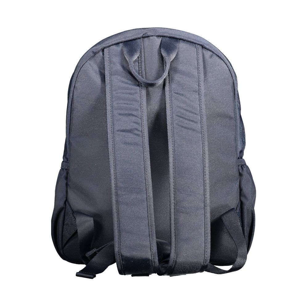 Tommy Hilfiger Blue Recycled Polyester Men’s Backpack 100% Authentic