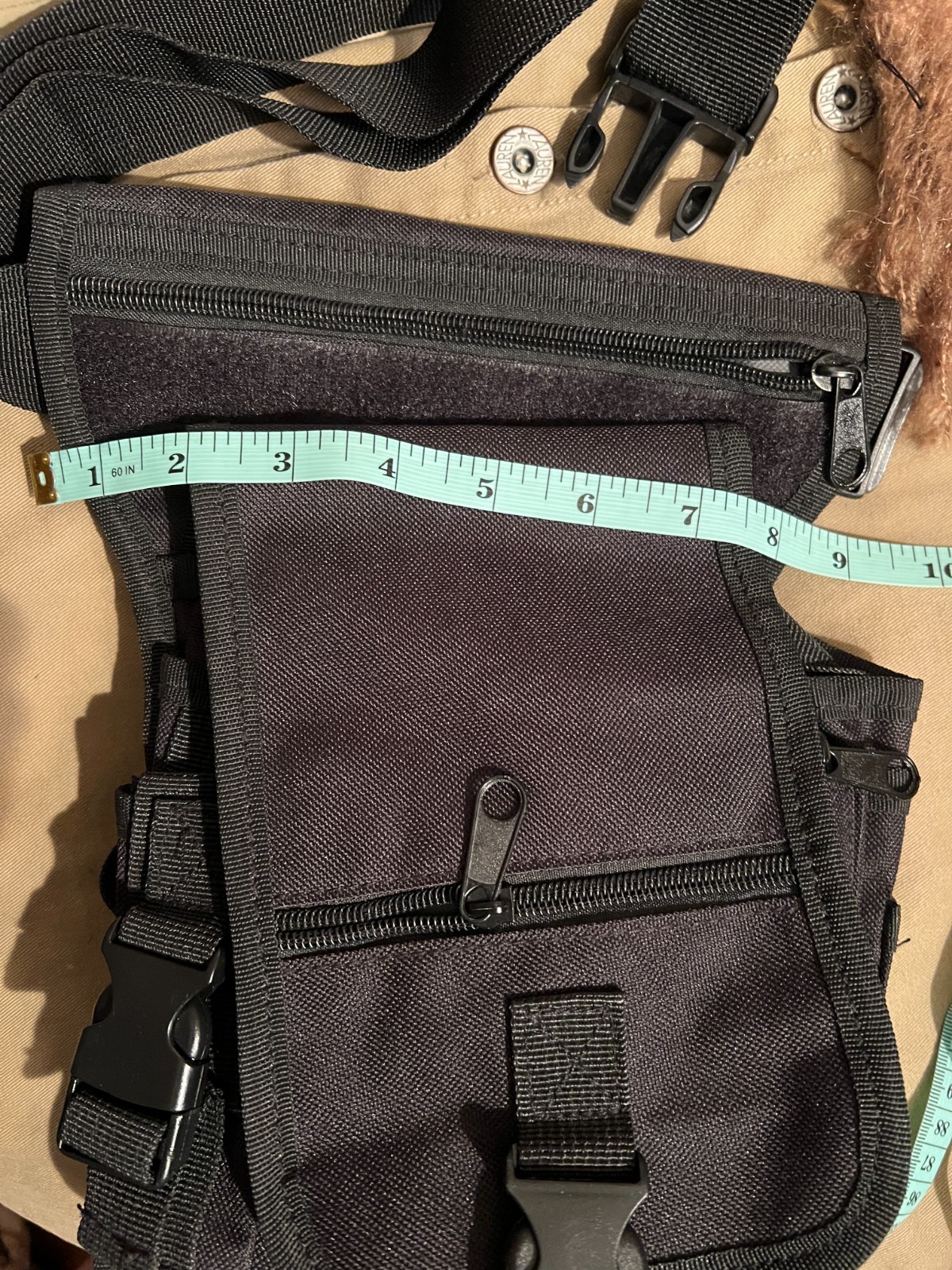 Motorcycle Thigh Bag Utility Multi-Purpose Pouch No Brand NWOT