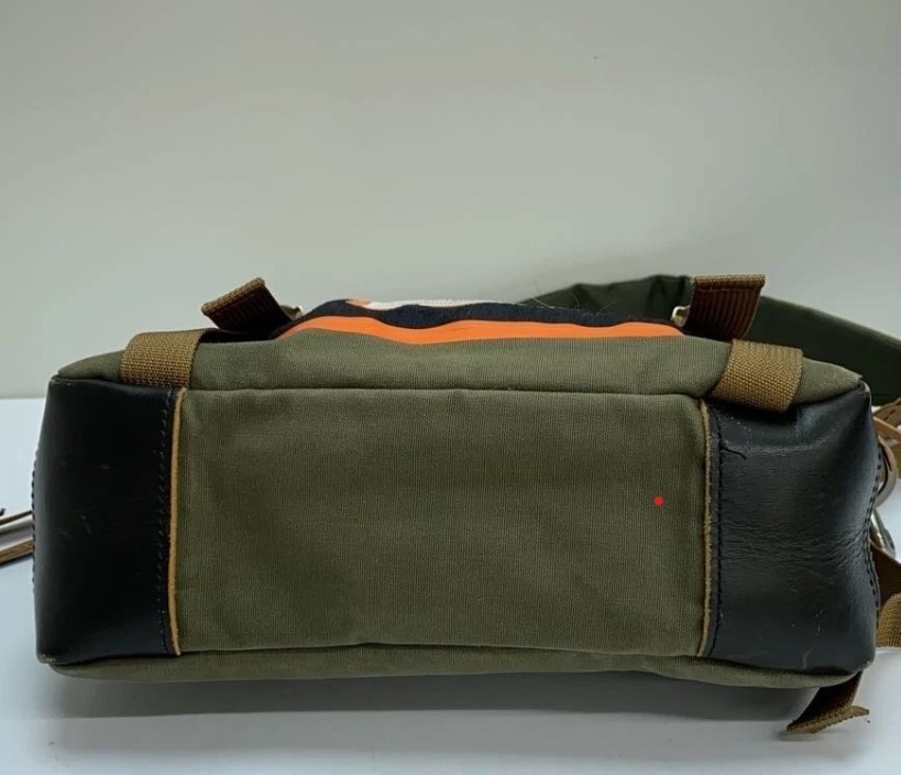 Master-Piece MASTERPIECE Olive Navy Orange smallshoulder crossbody bag $125