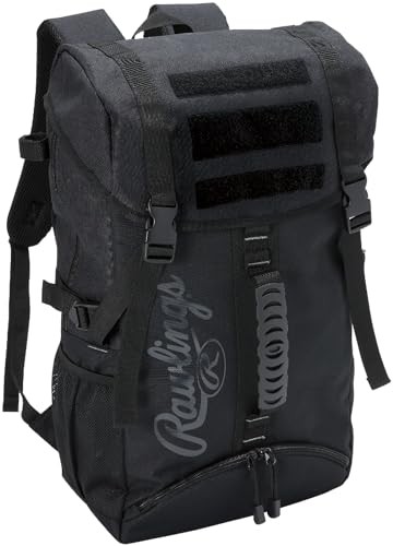 Rawlings Baseball Backpack 32L EBP11S03 Black/Clear W29cm x H51cm x D17cm　Japan