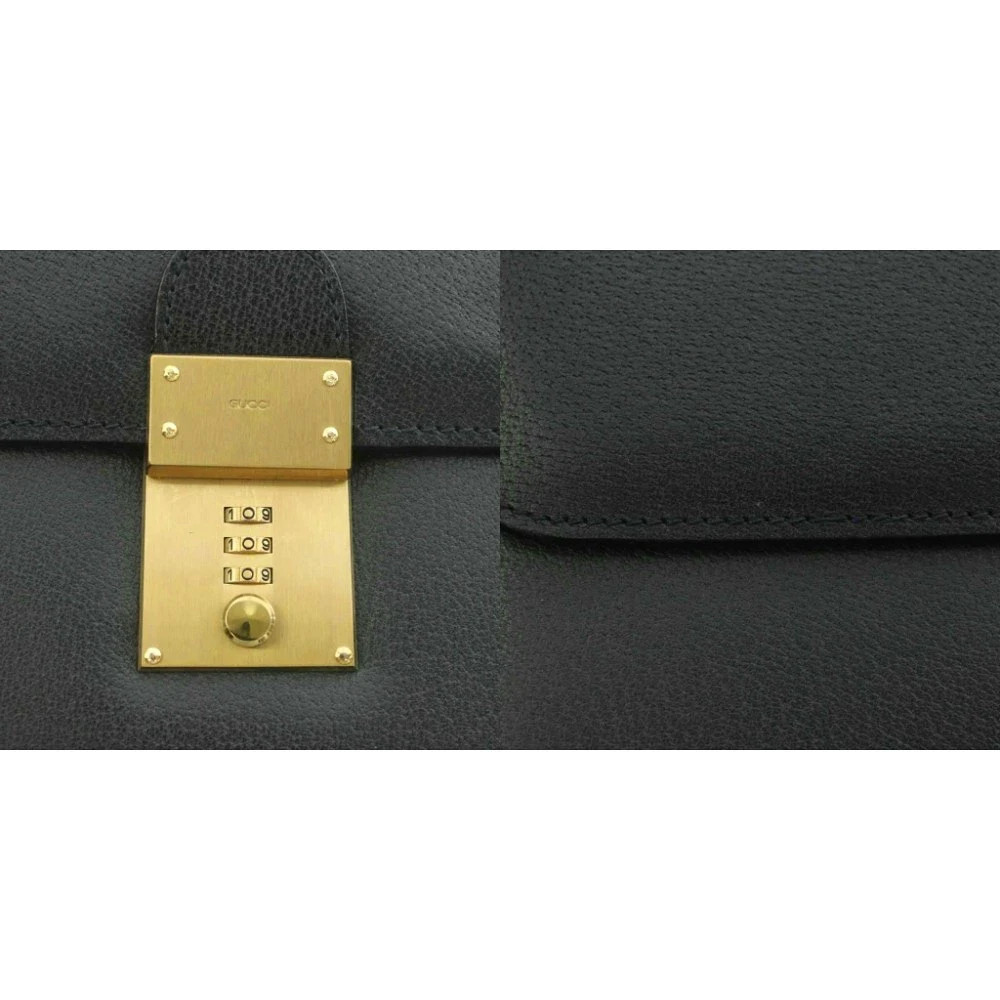 LOUIS VUITTON Epi Serviette Ambassador Briefcase Business Bag Black 40x30x4cm