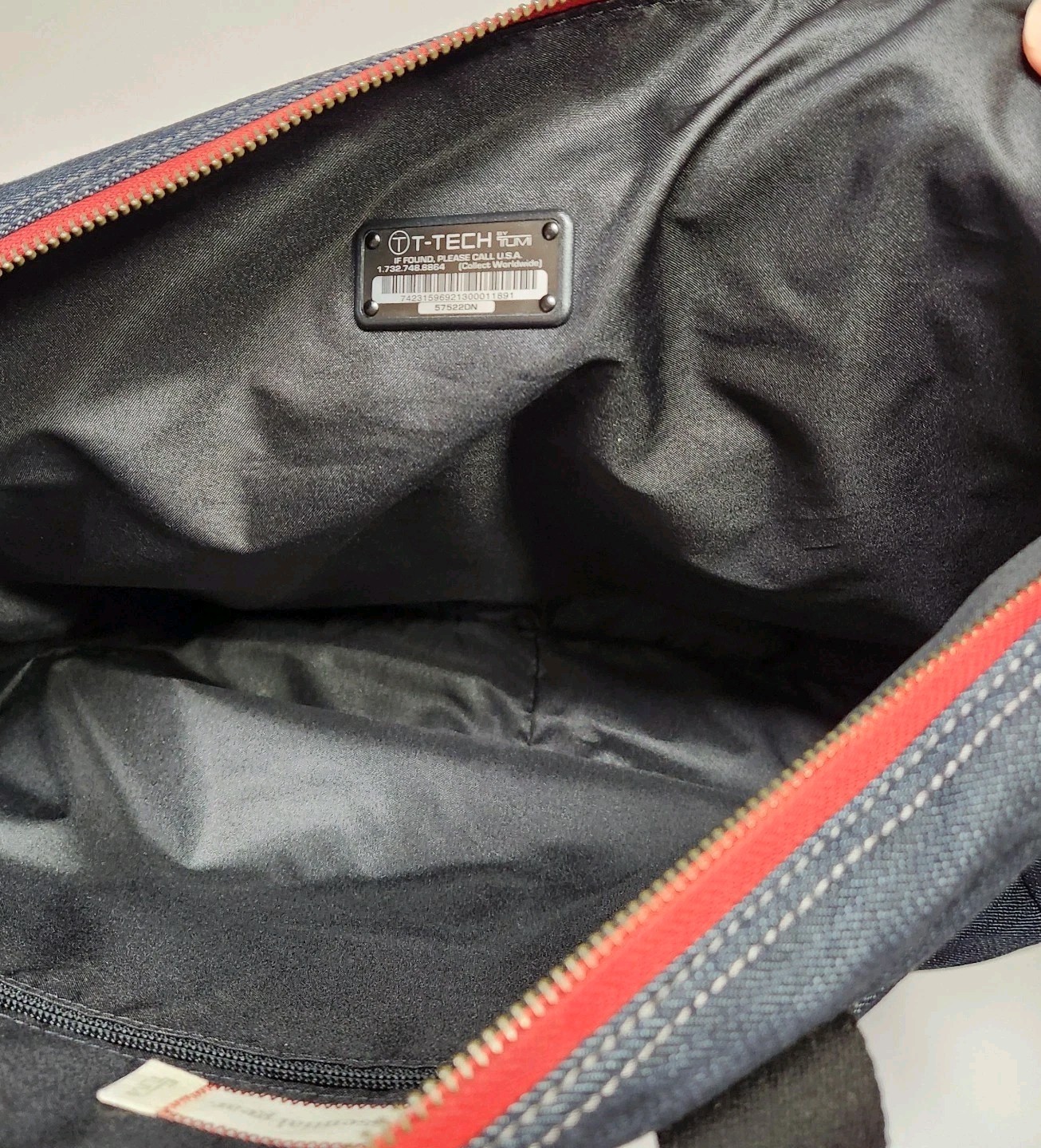 Tumi T Tech Denim Messenger Bag Essential Gear