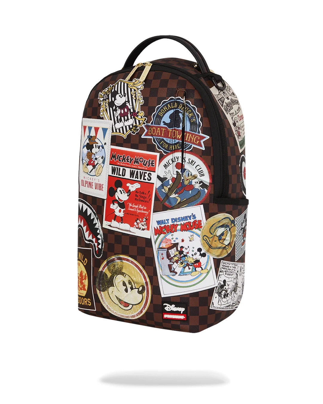 Sprayground x Disney Mickey Mogul Backpack🔥New Black Bookbag Large School Bag