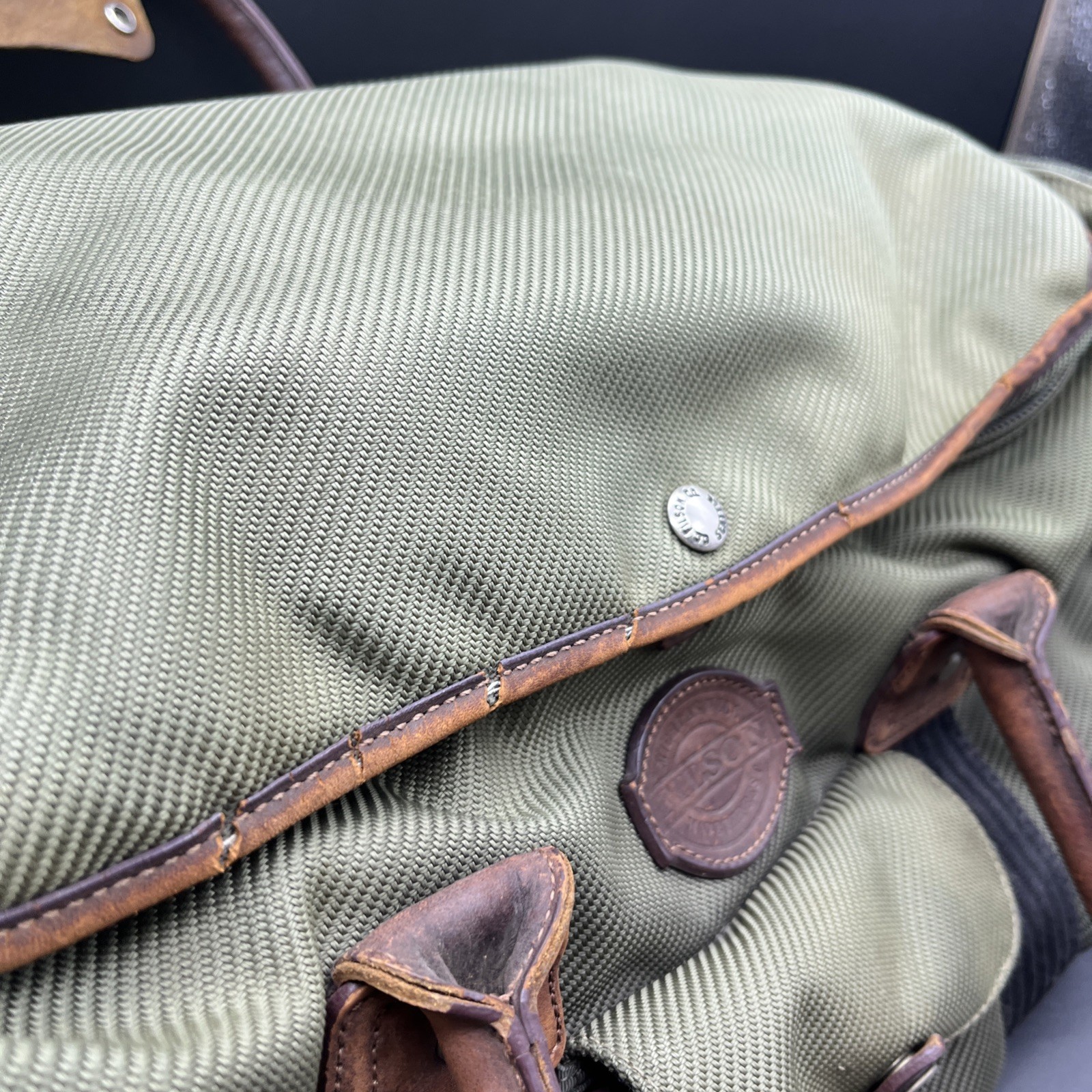 Filson Heritage Bag Passage Duffle Carry On Travel Rugged Green Floatplane
