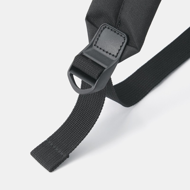MUJI Water-Repellent Rucksack Lightweight Shoulder Relief Black 17x13x6in 20L