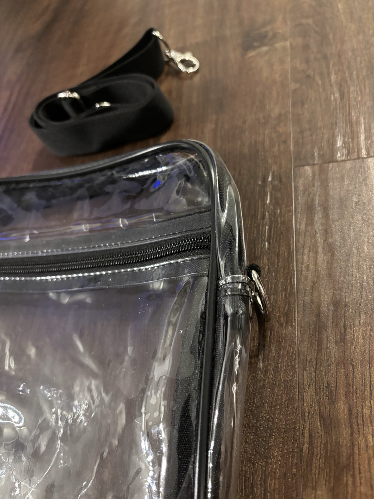 Clear 10×8 Stadium Approved Sling Bag Transparent Purse Sporting Events Concerts