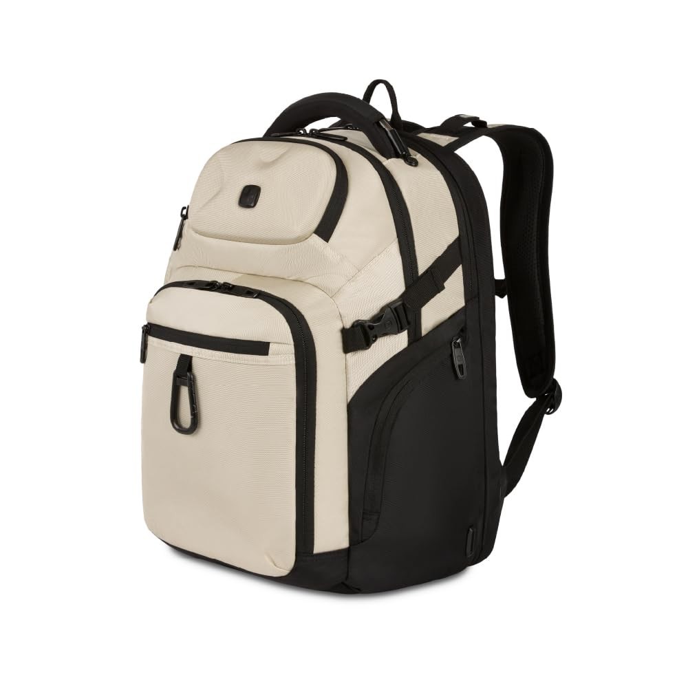 SwissGear Endure ScanSmart Laptop Backpack – Vintage Khaki – 17′
