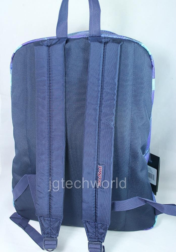 New Jansport Superbreak Classic Backpack Multi Lava Lamp School Bag Blue Green