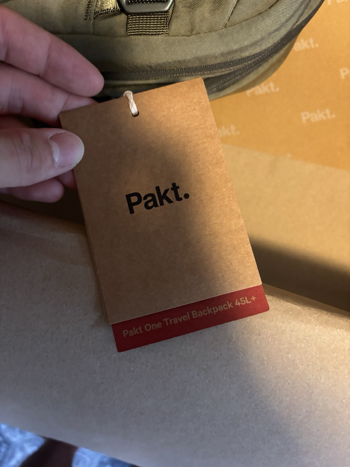 Pakt One Travel Backpack 45L Cypress