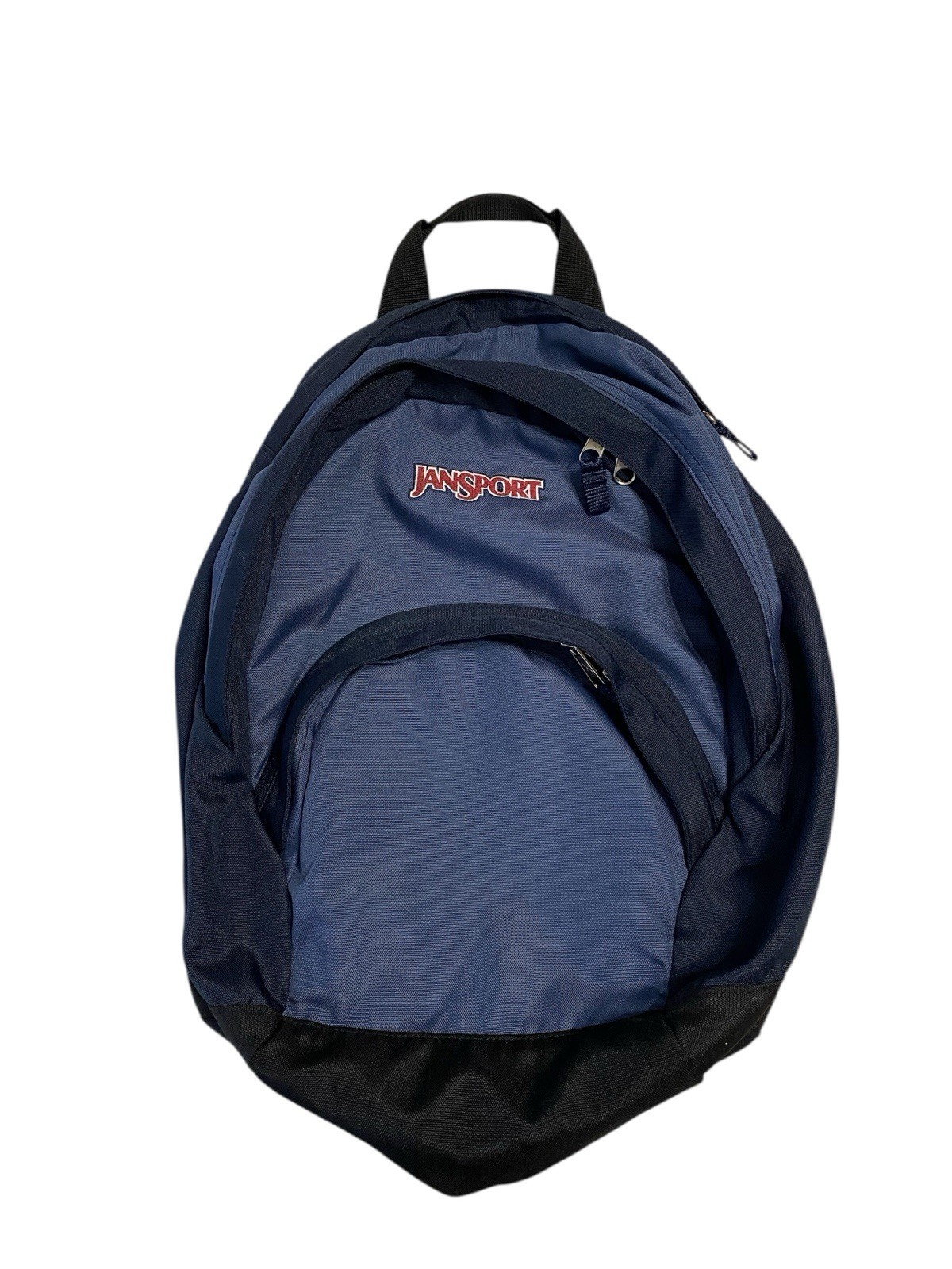 JanSport Backpack Blue Black Classic School Laptop Book Bag Travel Daypack