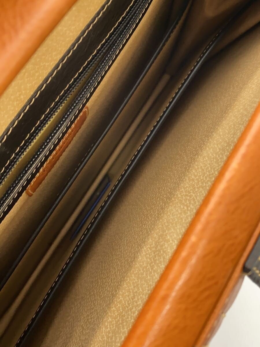Pollini Briefcase Leather BLK Two-tone ? NULL ?
