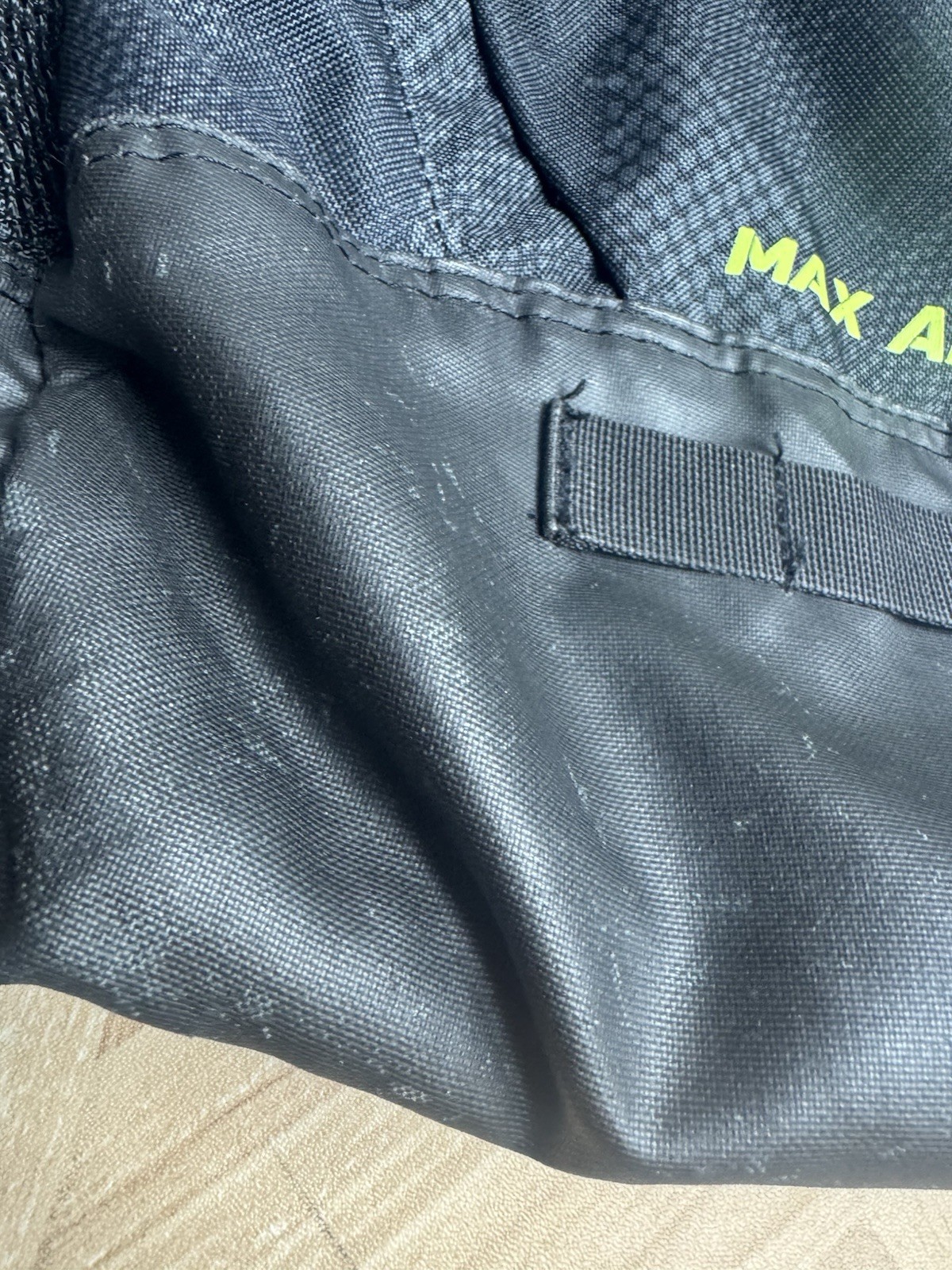Nike Max Air Backpack School Gym Workout Sports Bag Black Lime Green