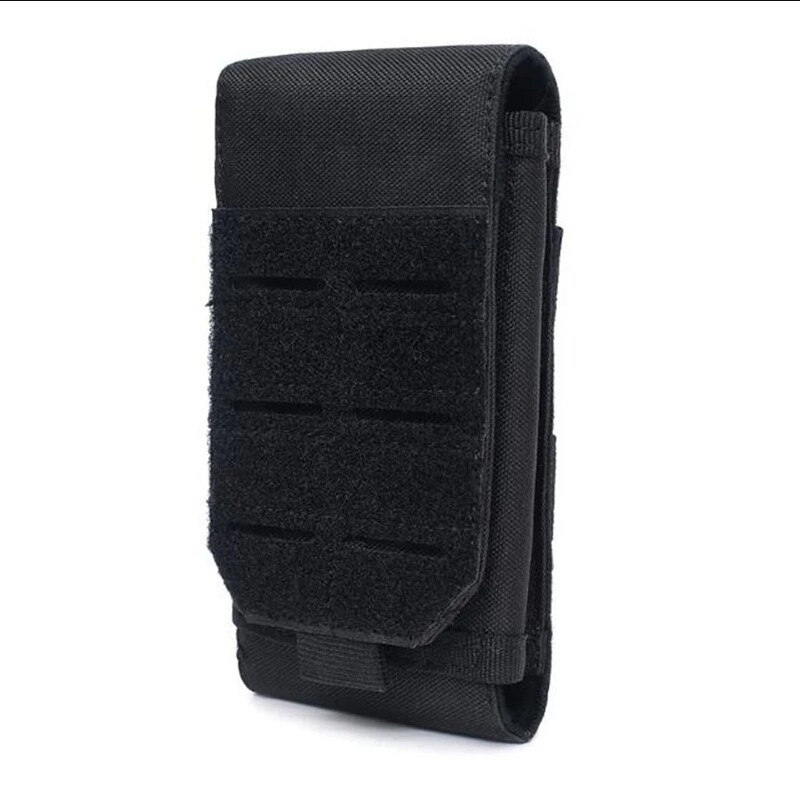 Tactical Army MOLLE Bag Hook Loop Belt Pouch Holster Case For iPhone Cell Phones