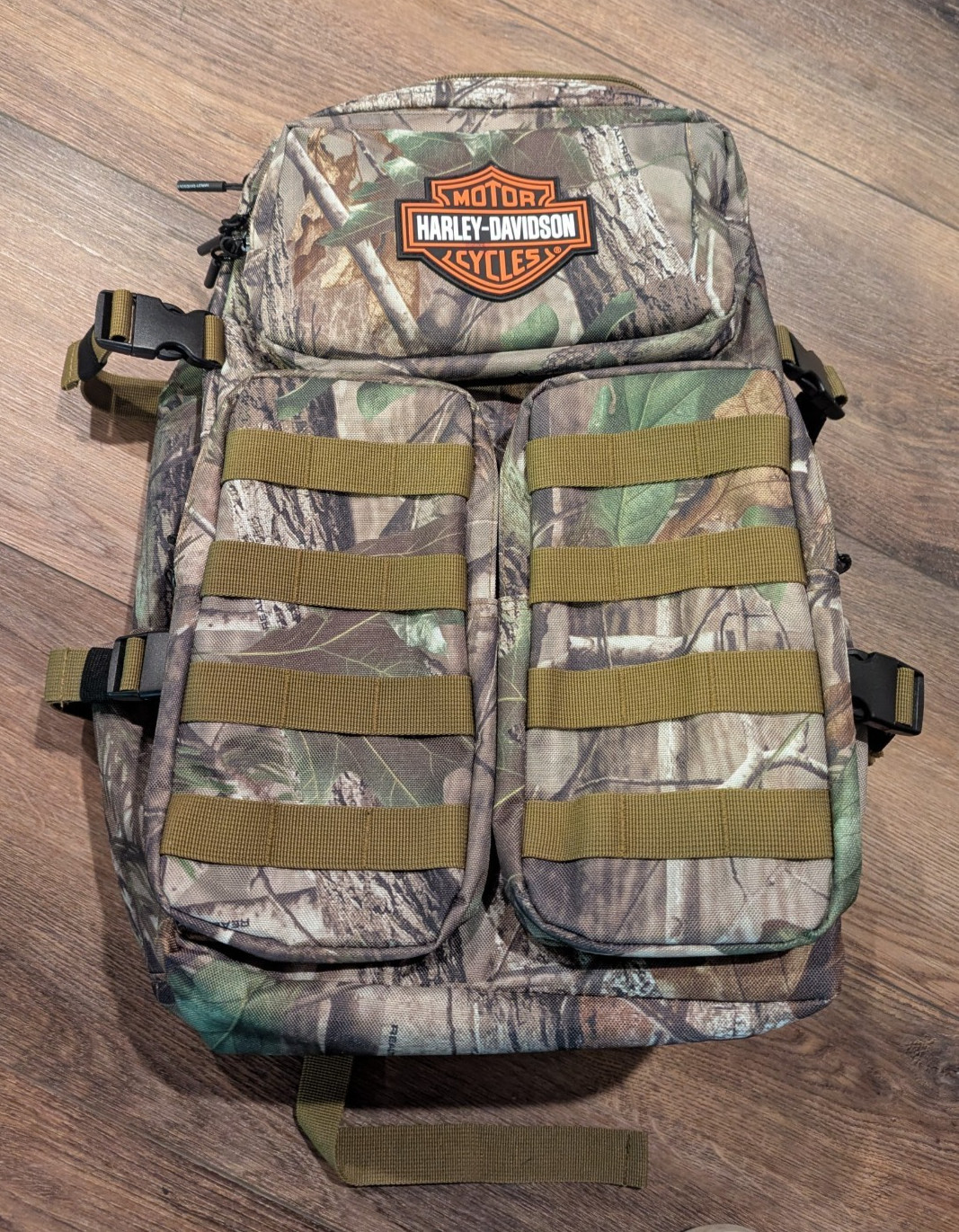 Harley-Davidson Camo Bar & Shield Backpack, High-Density Polyester
