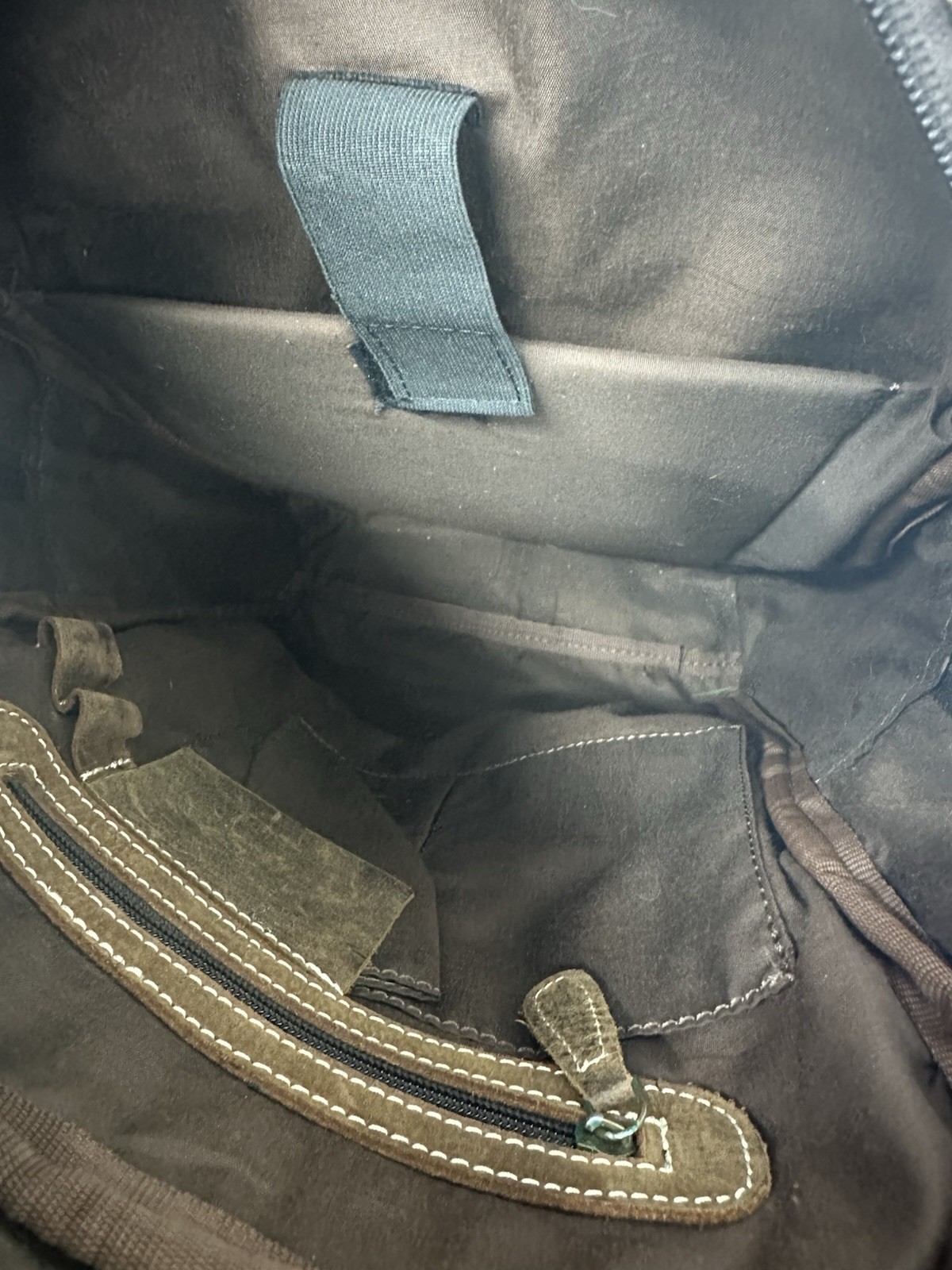 Sam’s Buffalo 18″ DISTRESSED VINTAGE LEATHER BACKPACK – Handmade, Needs Repair