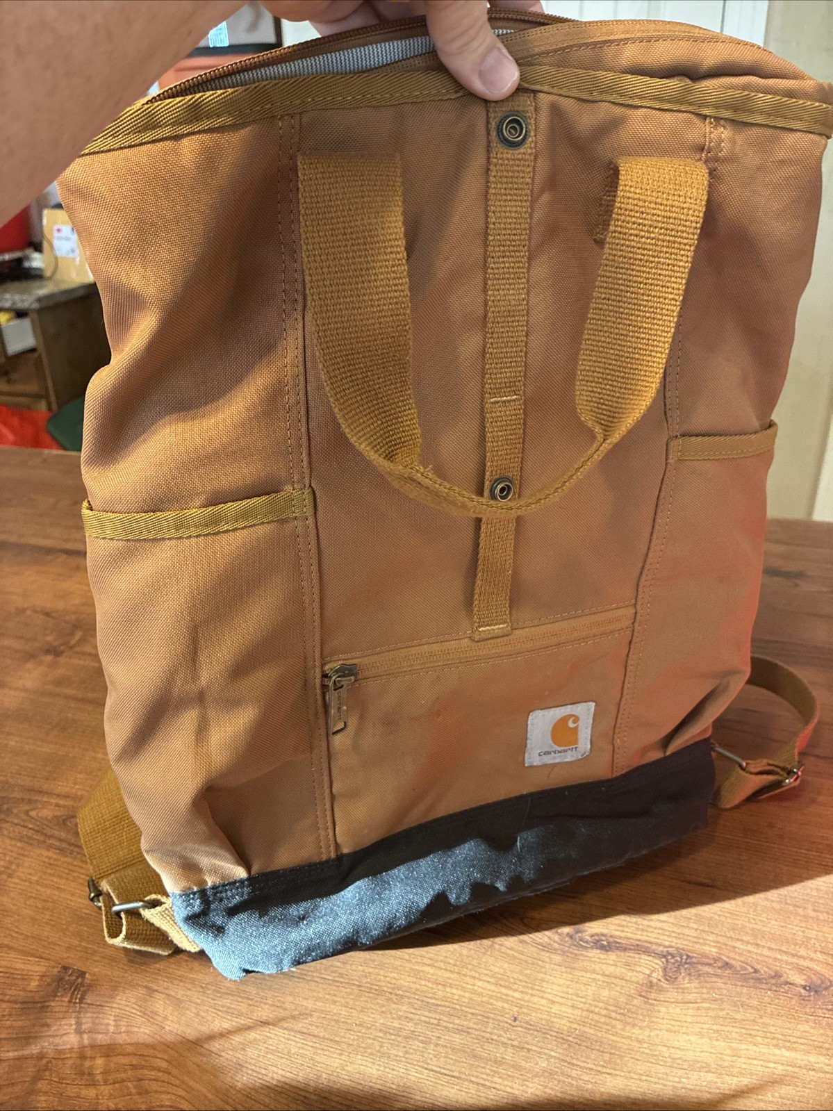 Carhartt Legacy Hybrid Convertible Backpack Tote Bag Carhartt Brown Unisex