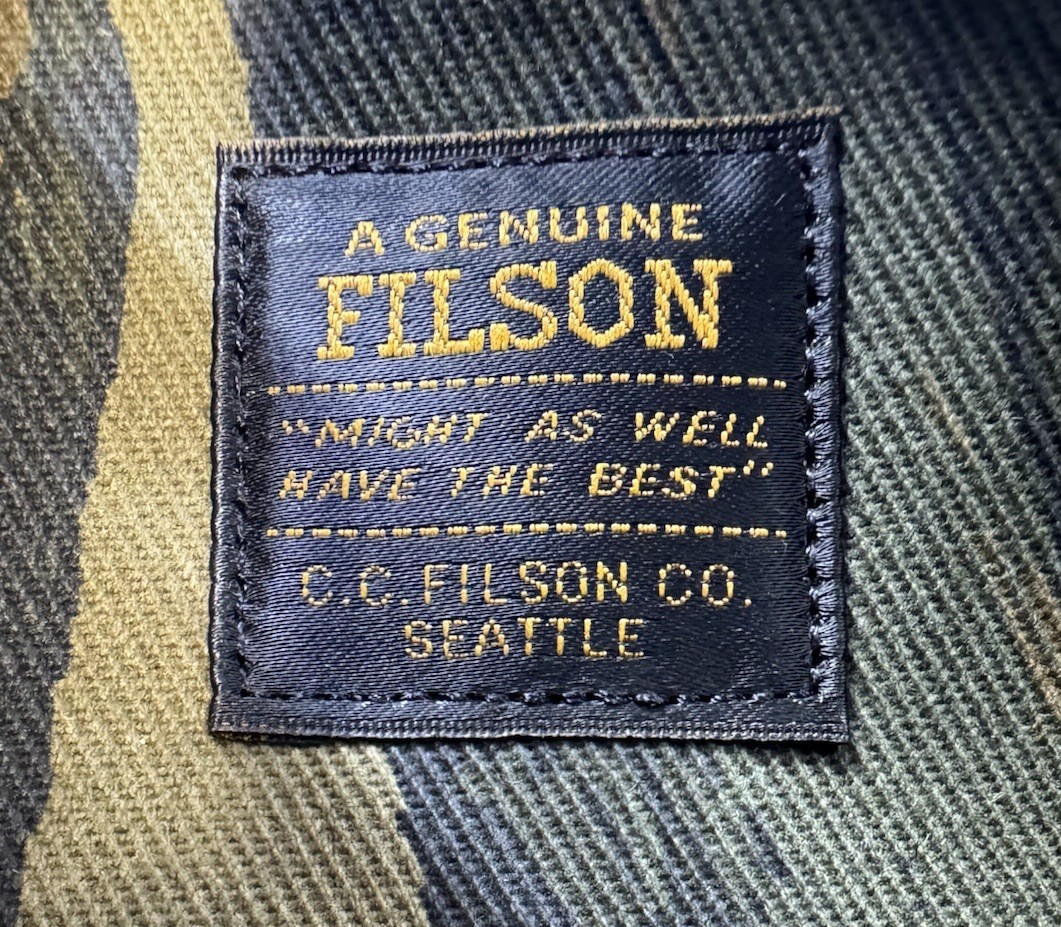 Filson Maple Bark Camo Travel Kit Rugged Twill Style 11070218 NWT!