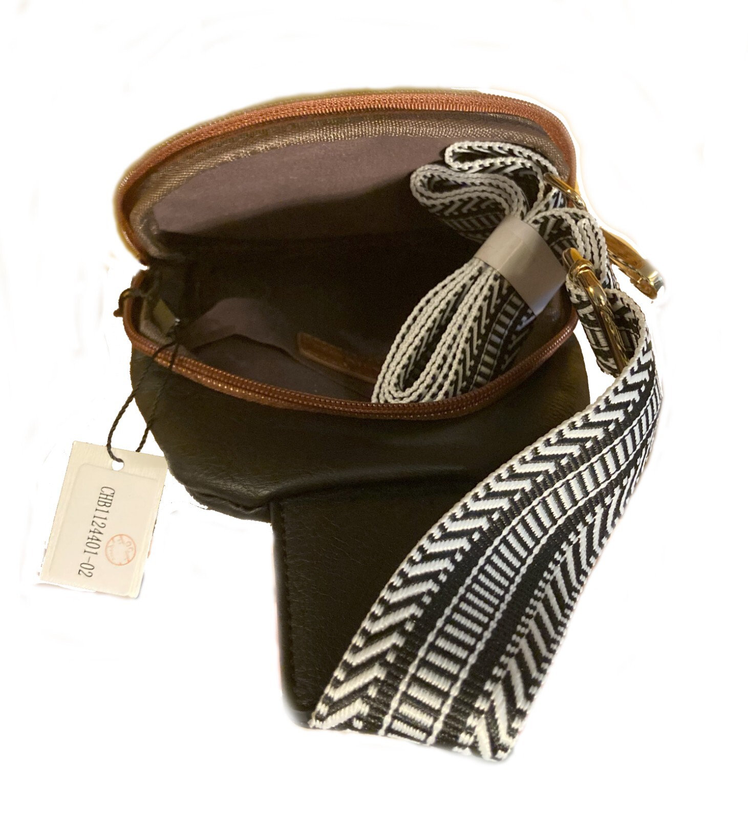 Unisex Sling Bag – Soft Vegan Leather Anti-Theft W/Adjustable Guitar-Style Strap