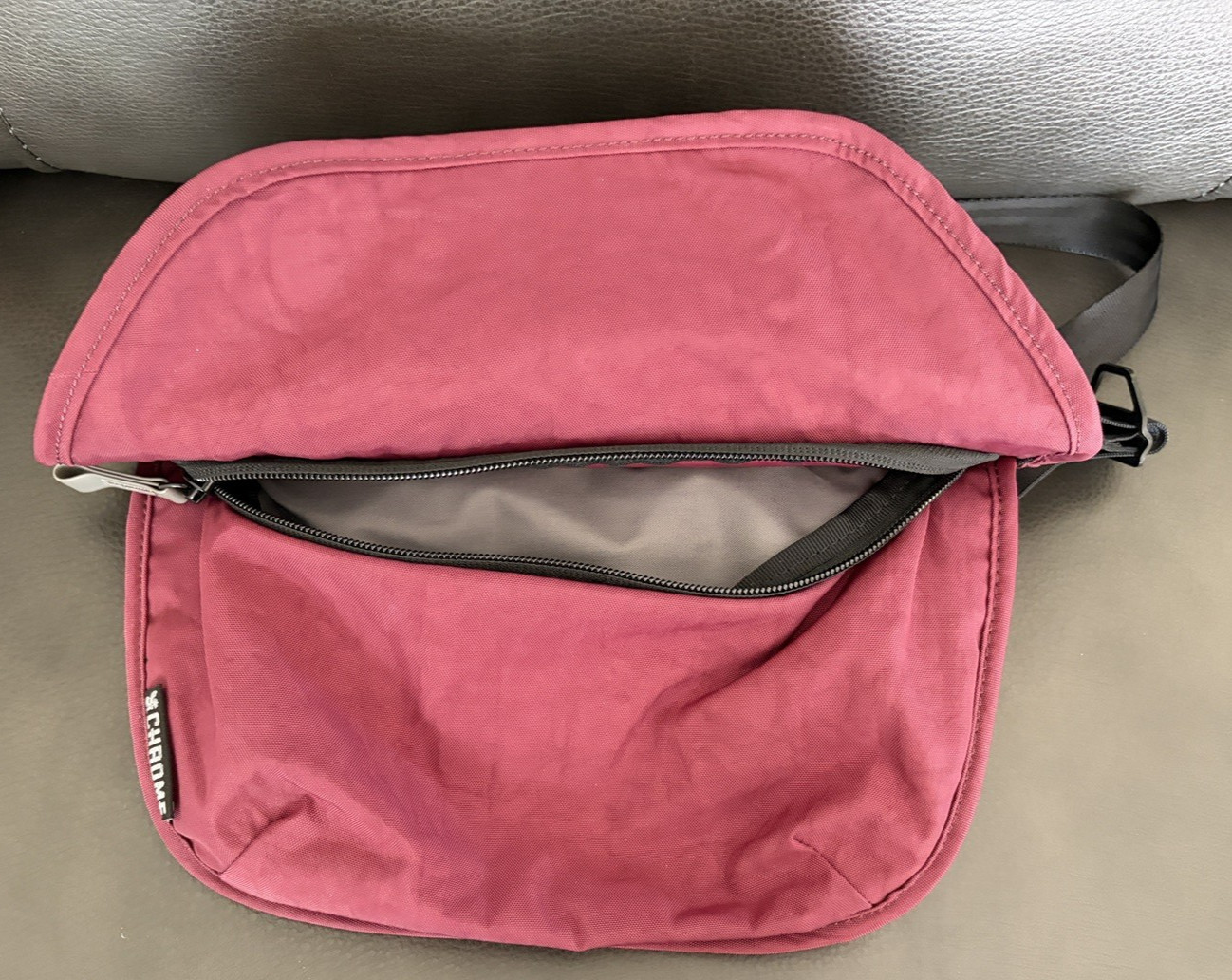 Chrome Industries Crossbody Sling Bag Zippered Security and Hidden pockets