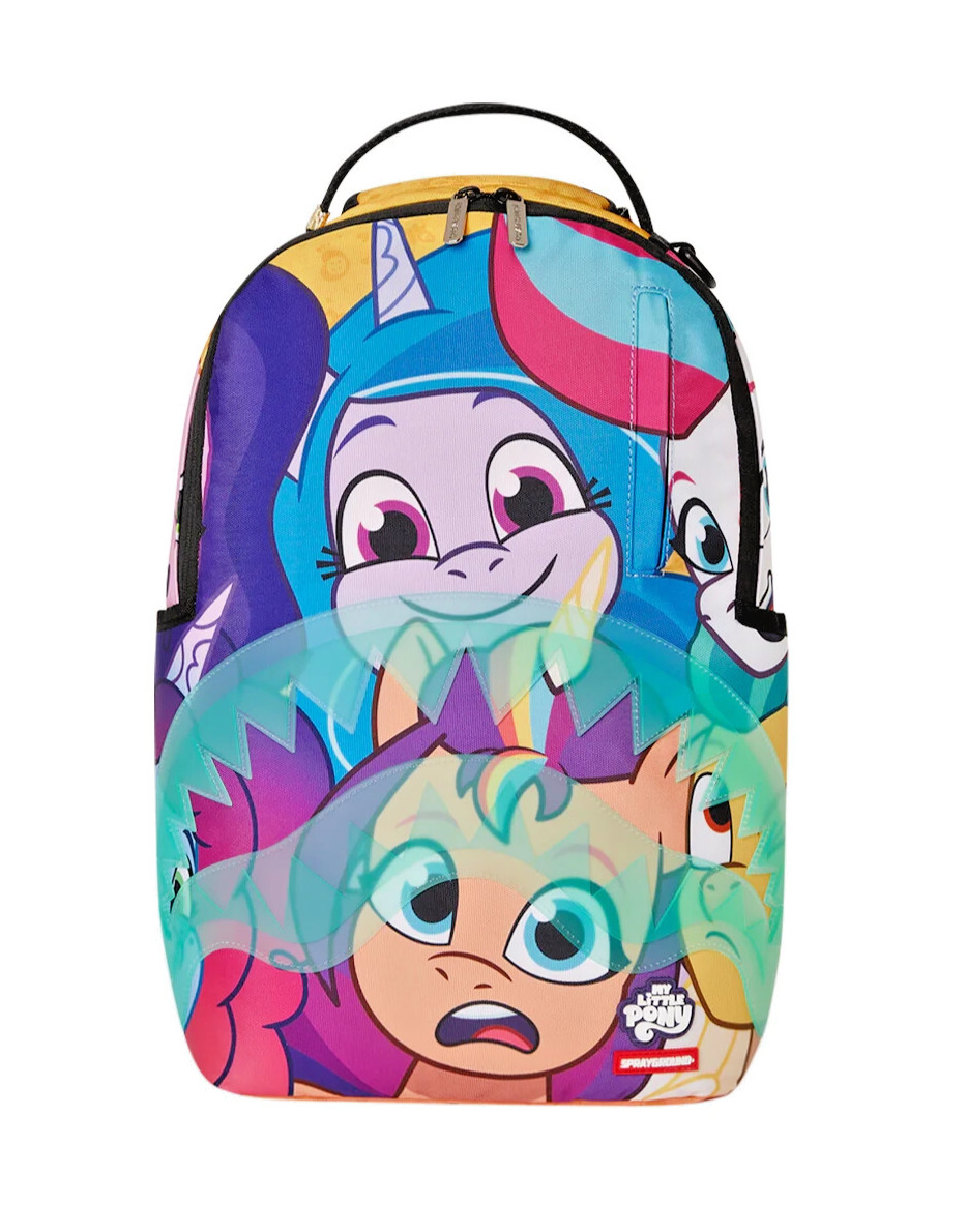 Sprayground My Little Pony Party Backpack🔥New Black Bookbag Large School Bag