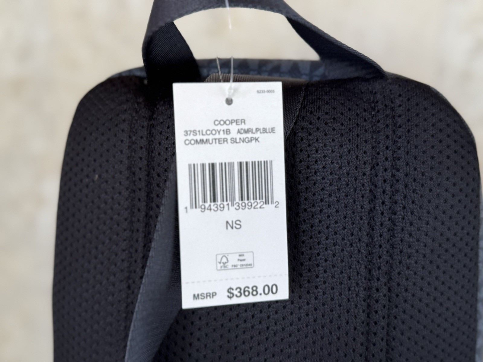 MICHAEL KORS COOPER COMMUTER SLING PACK BACKPACK MK ADMIRAL/PALE BLUE