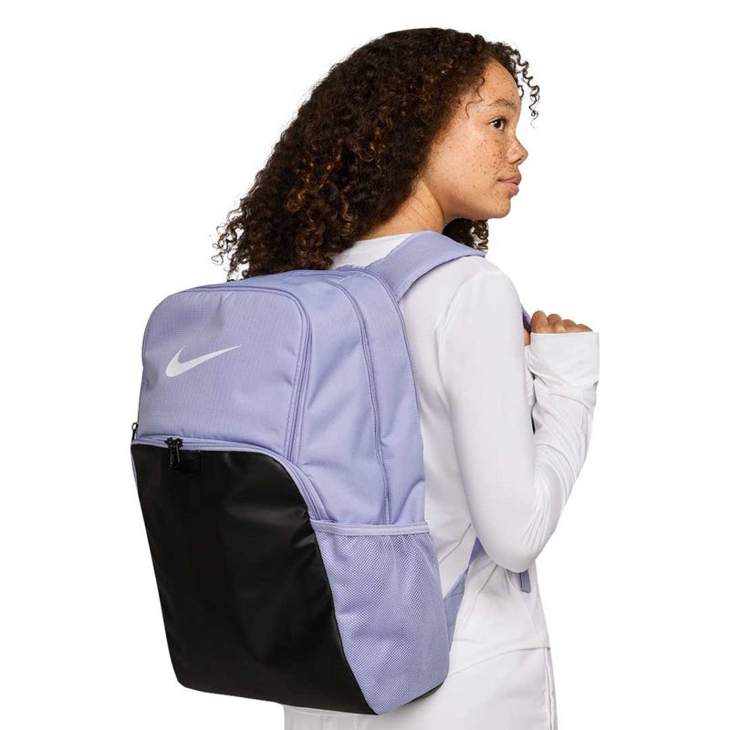 Nike BRASILIA Backpack XL Backpack Lilac Purple Black School Gym Bag DM3975 533