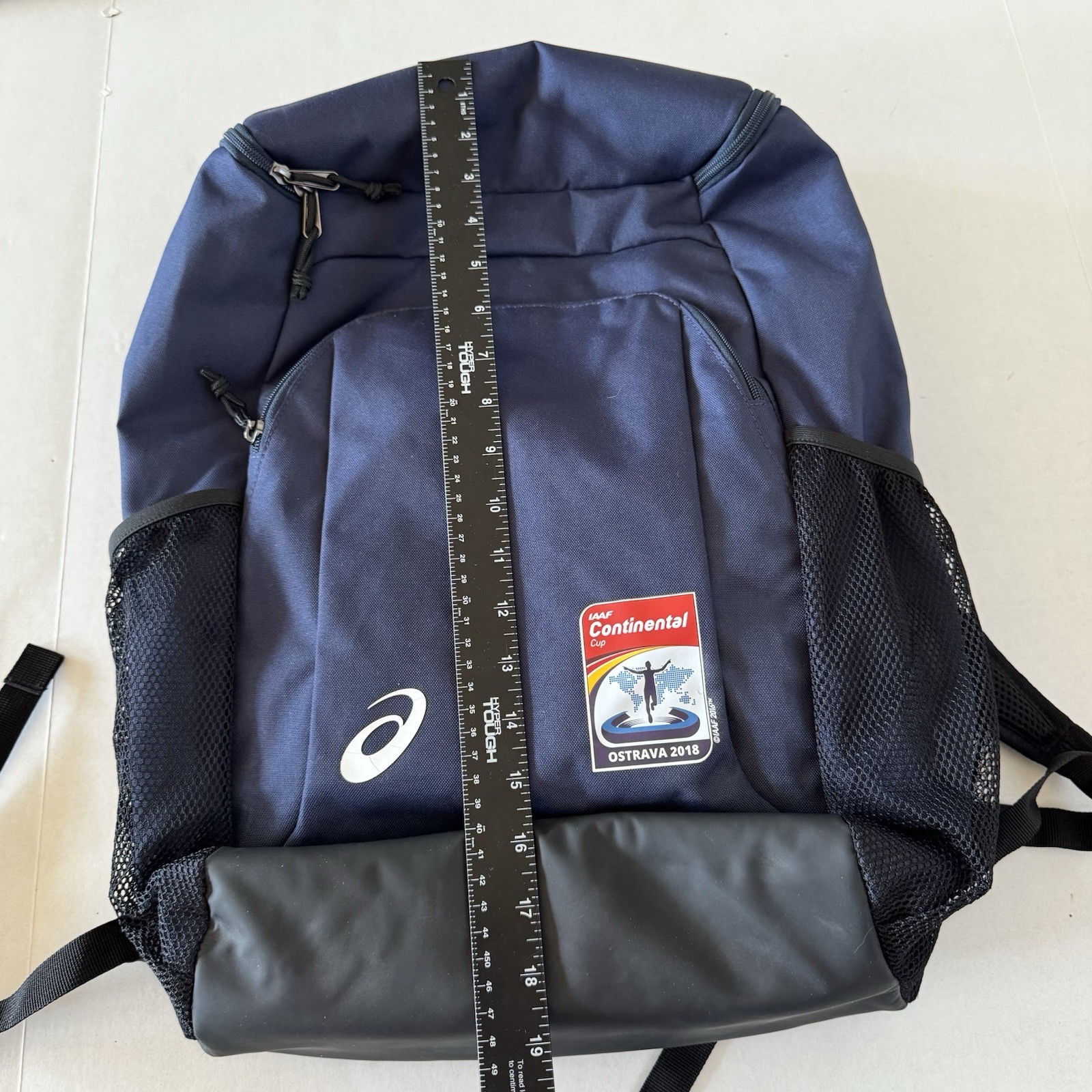 ASICS Backpack Large Navy Blue IAAF Continental Cup 2018 Team Bag
