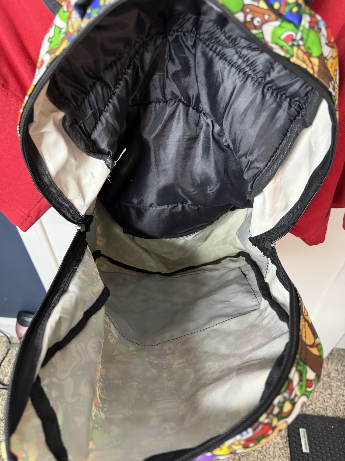 Nintendo Official Super Mario Multicolor Backpack