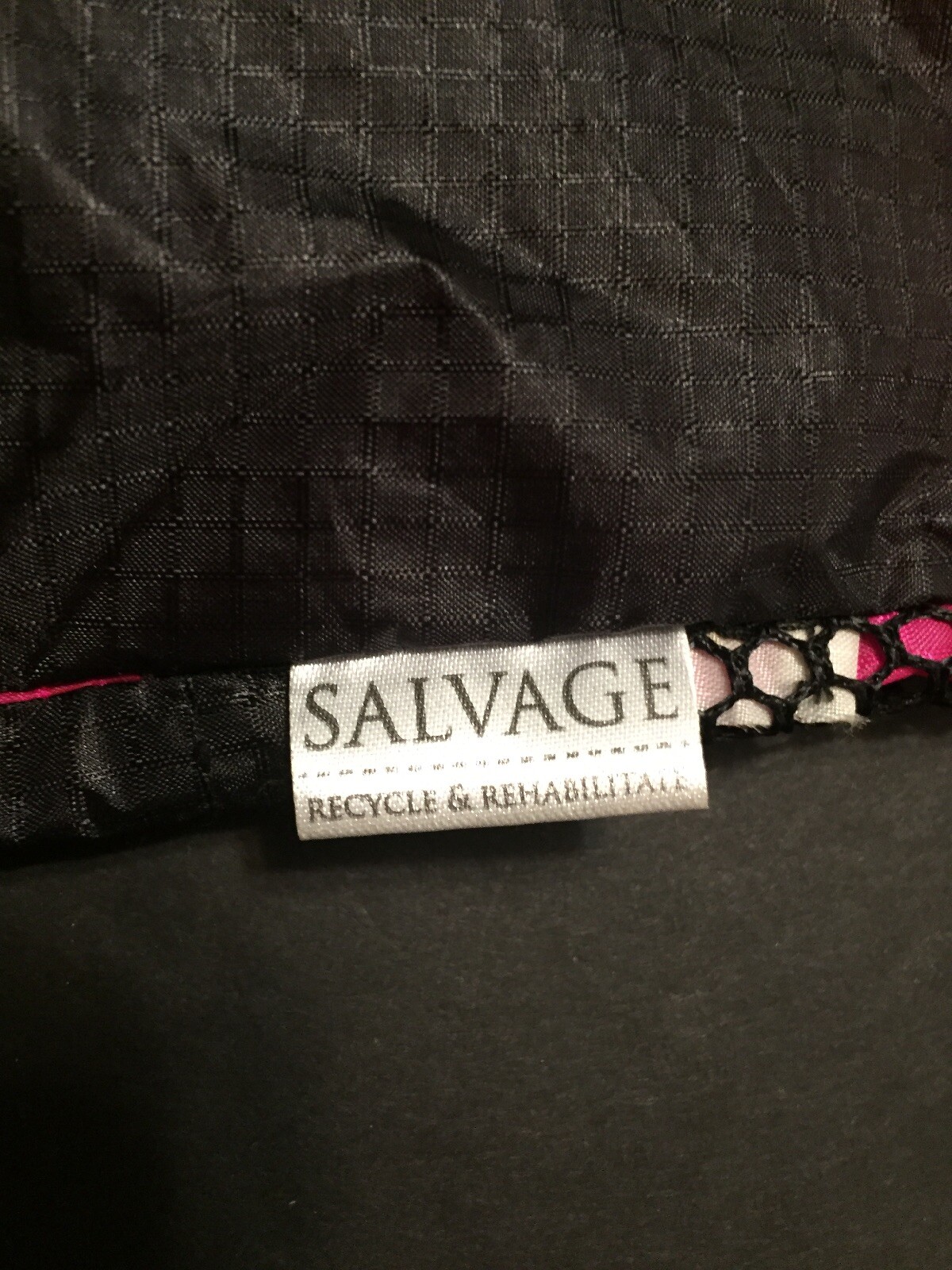 NWT Salvage Recycled Kite Fabric Bag Tote Made By The CCS Workshop Sri Lanka