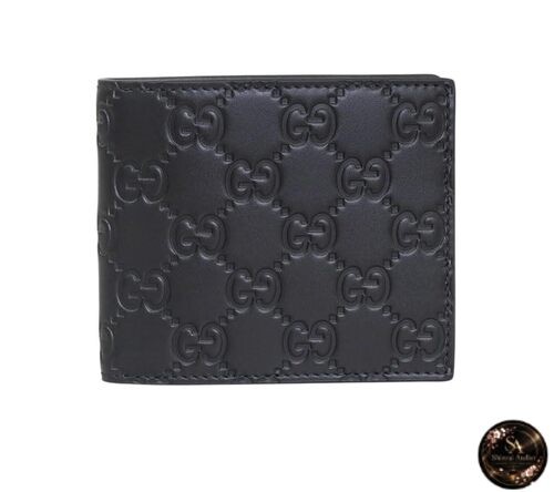 [Gucci] Men’s Bi-fold Wallet Compact Billfold No Coin Pocket Outlet Brand