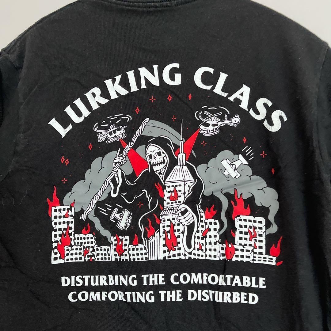 LURKING CLASS [S] American casual print short sleeve T-shirt black