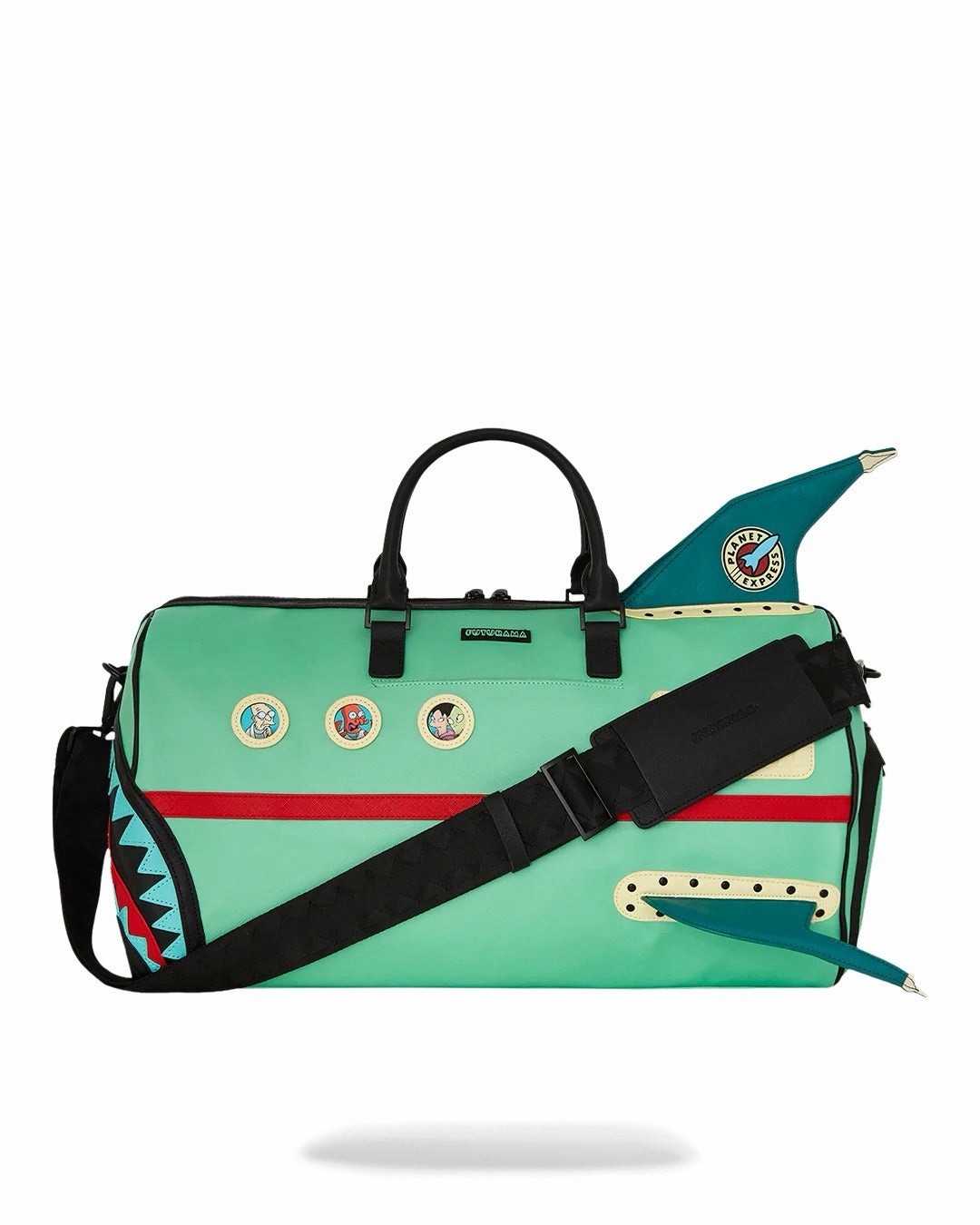 Sprayground Futurama Planet Express Rocket Space Ship Duffle Duffel Bag New
