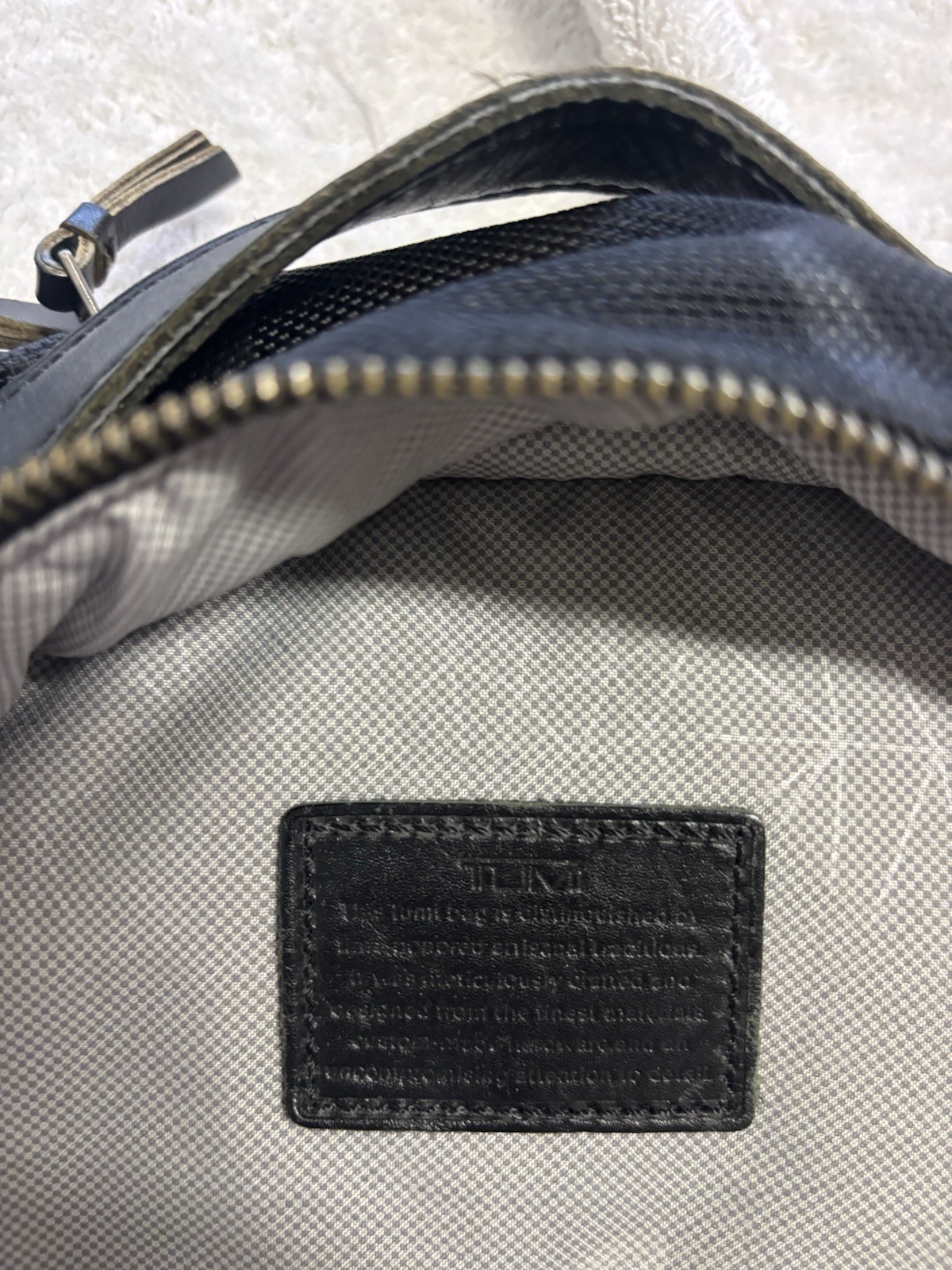 TUMI Dalston Massie Backpack Black Camo Laptop Business Bag Ballistic Nylon
