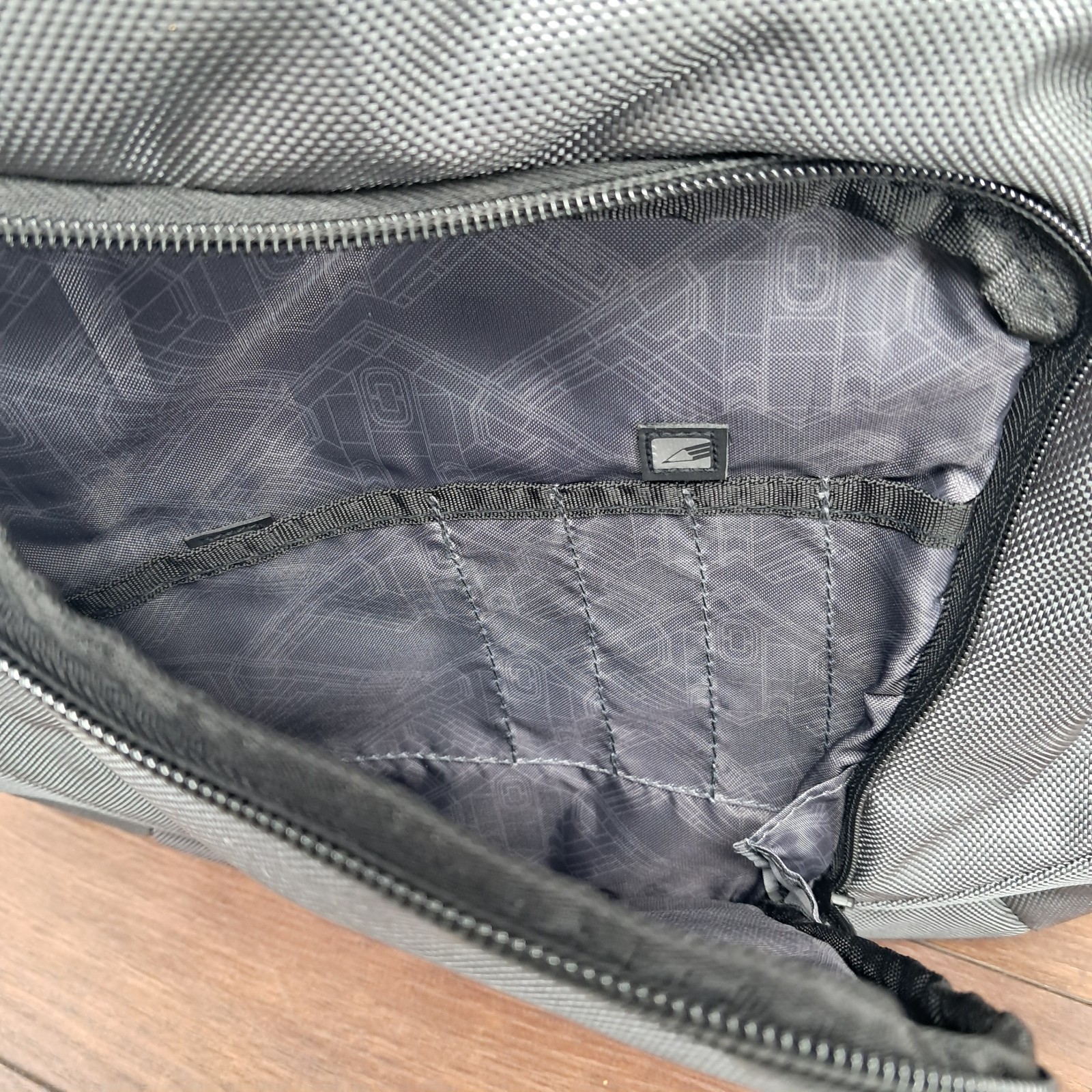 OGIO Metallic GRAY Ace Backpack fleece lined backpack With TD Synnex Lenovo Logo
