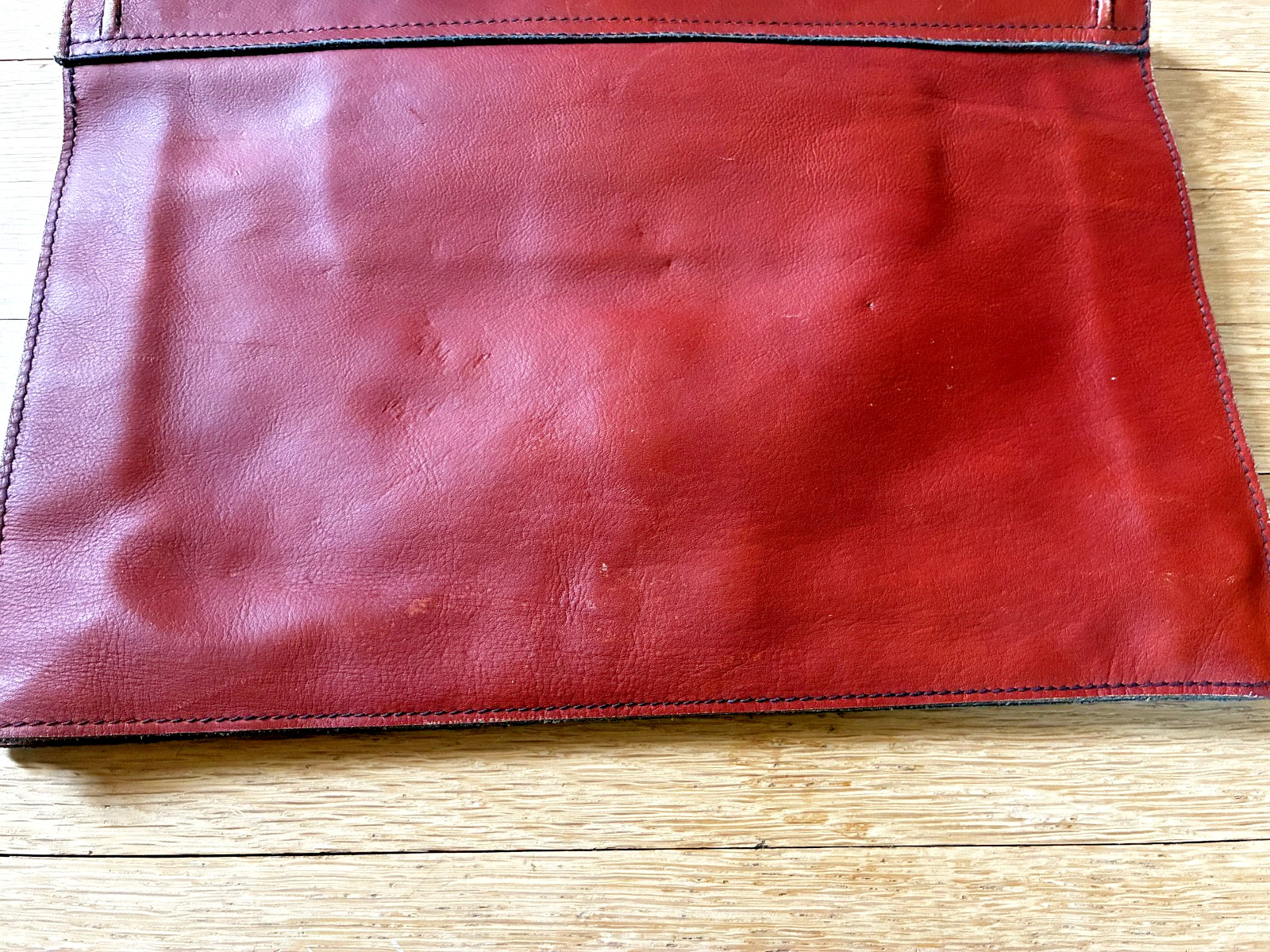 VTG Brown Leather Briefcase Shoulder Bag Messenger School Made in Colombia