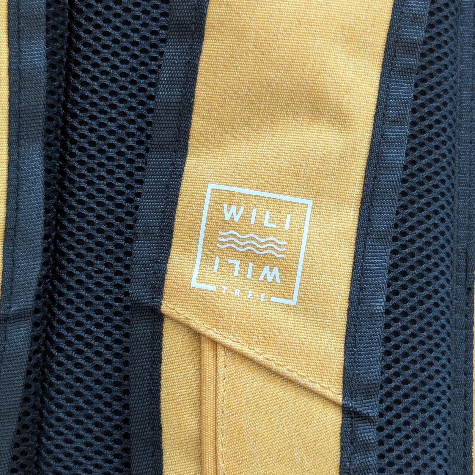 Wili Wili Tree Roll Top Backpack Light Sunset Yellow 20L 100% Recycled Pet