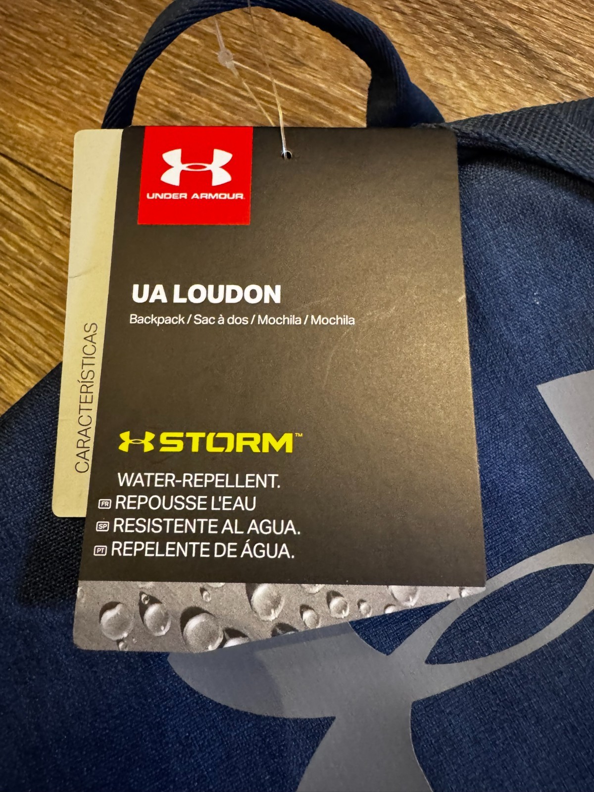 Under Armour Storm UA Loudon Essential Backpack Navy/Grey School Class 1378415