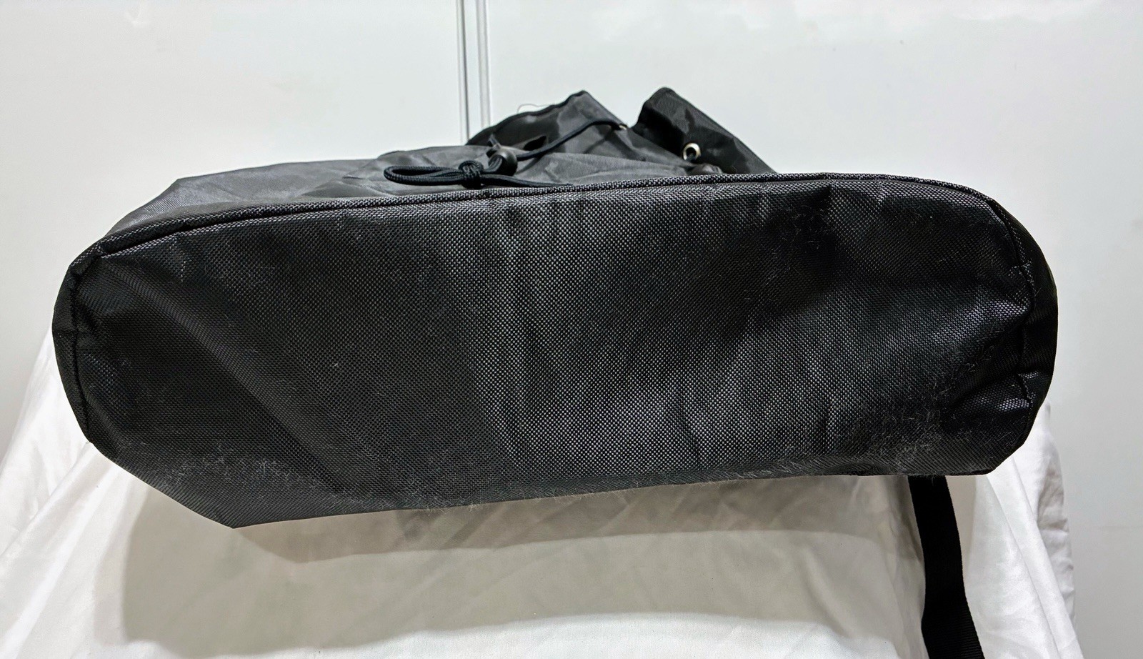 Large black thick fabric backpack for any use NWOT very nice