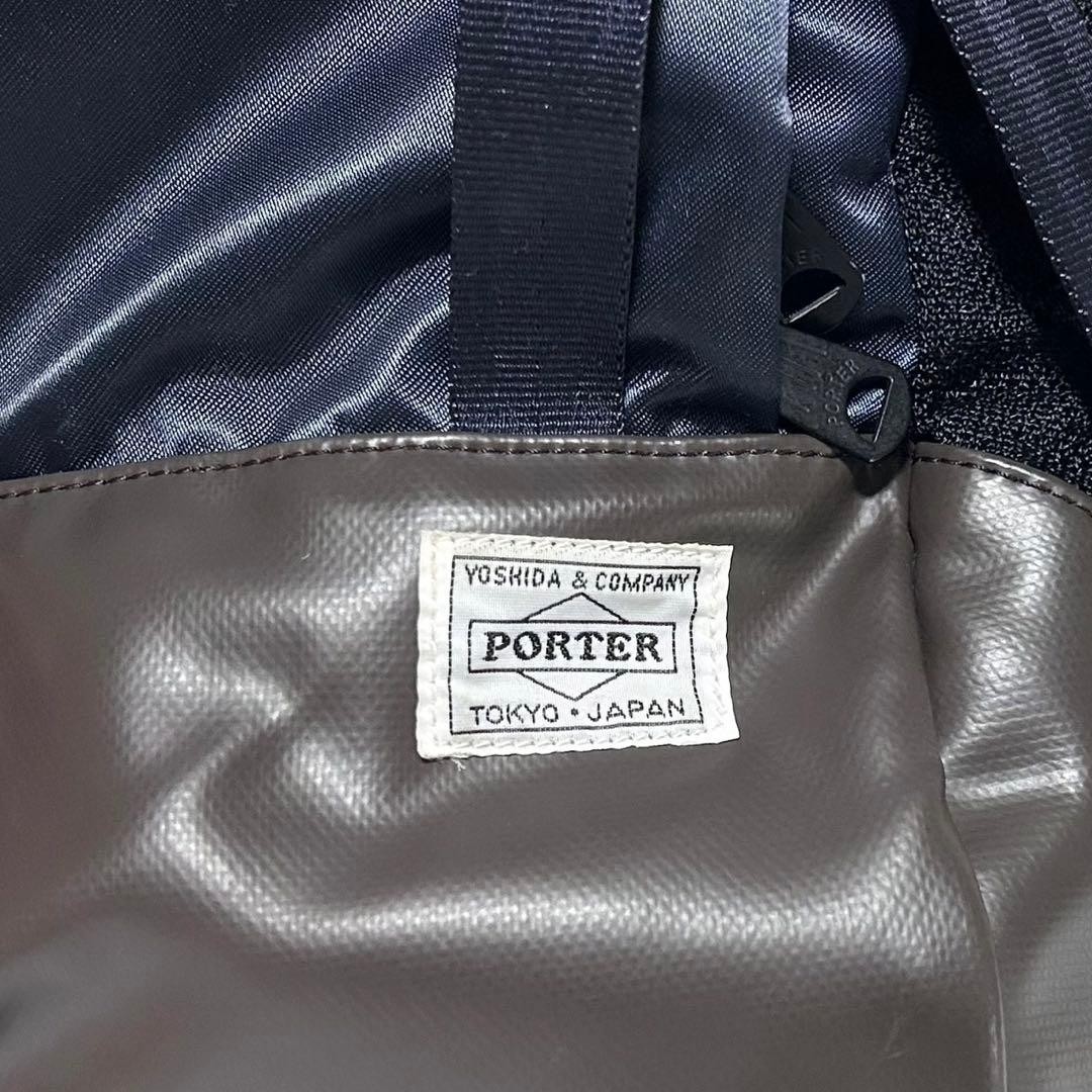 PORTER x SAC’S BAR Collab Backpack Made in Japan Navy Nylon Satin Condition EX
