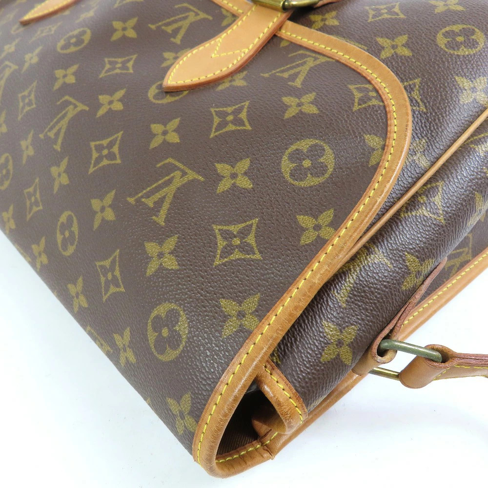 Louis Vuitton Gibessiere GM Monogram Shoulder Bag Pad PVC Vachetta