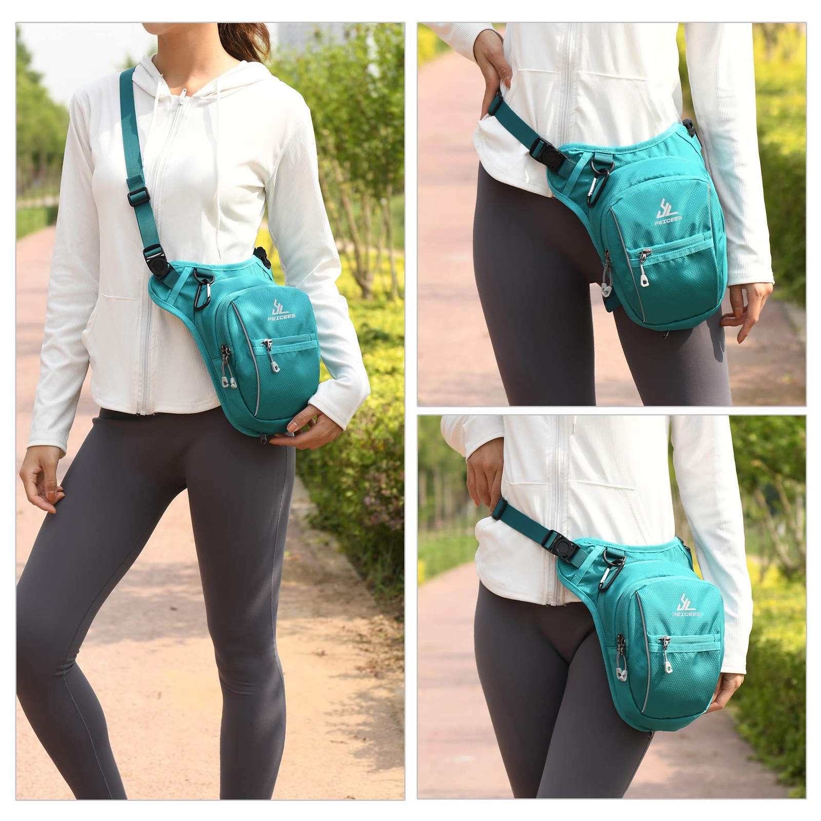 Drop Leg Bag- Expandable Space Thigh Bag Waterproof Outdoor Motorcycle Bike R